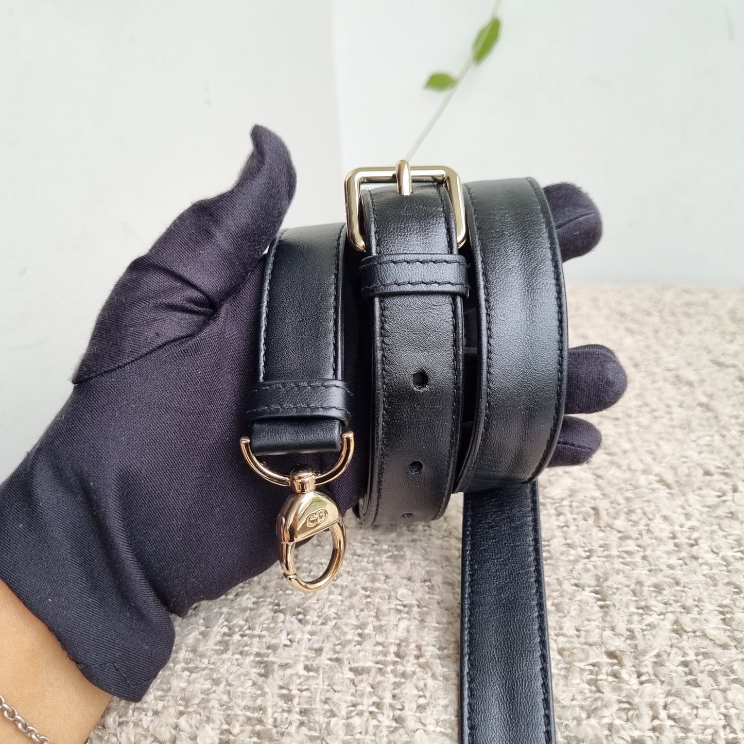 Dior Lady Dior Medium Black LGHW 2020 Size 24x10x21