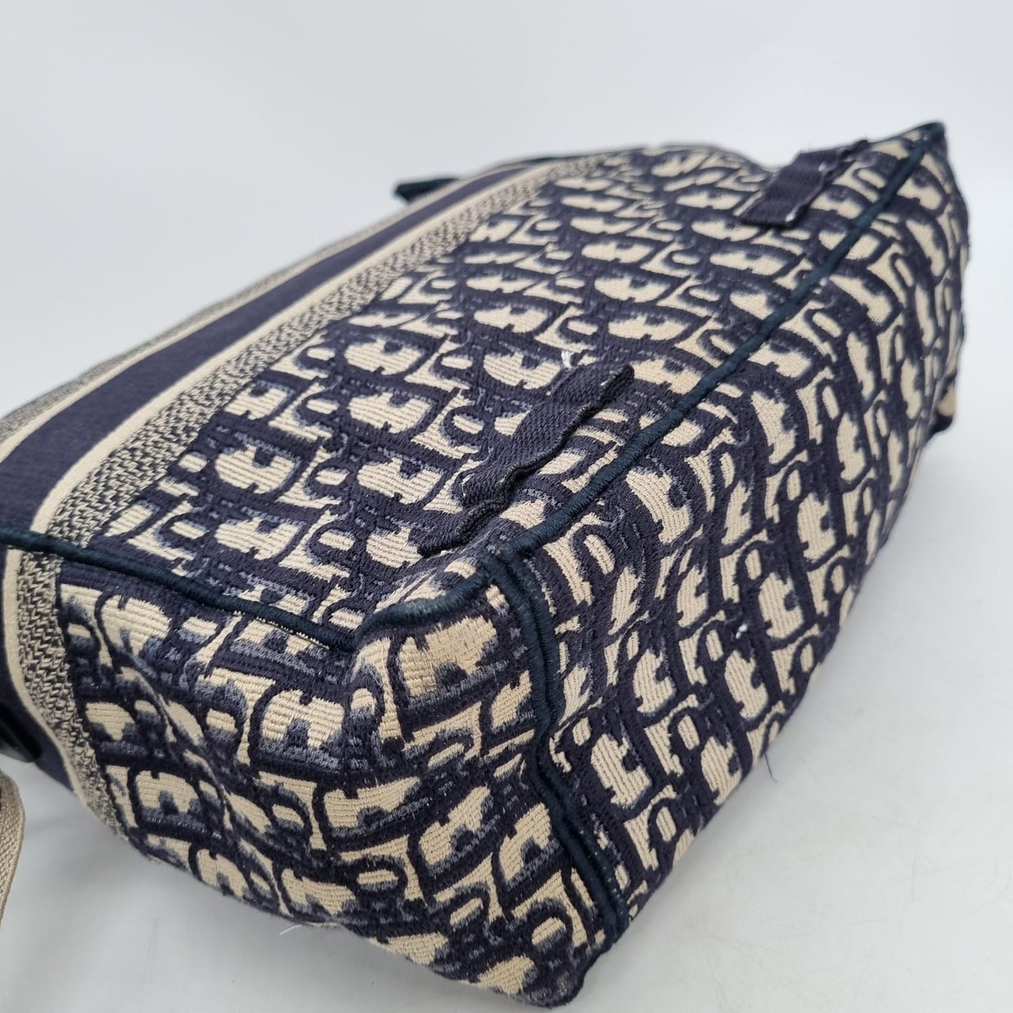 Dior Diorcamp Oblique Embroidery Blue 2018 Size 26x12x24