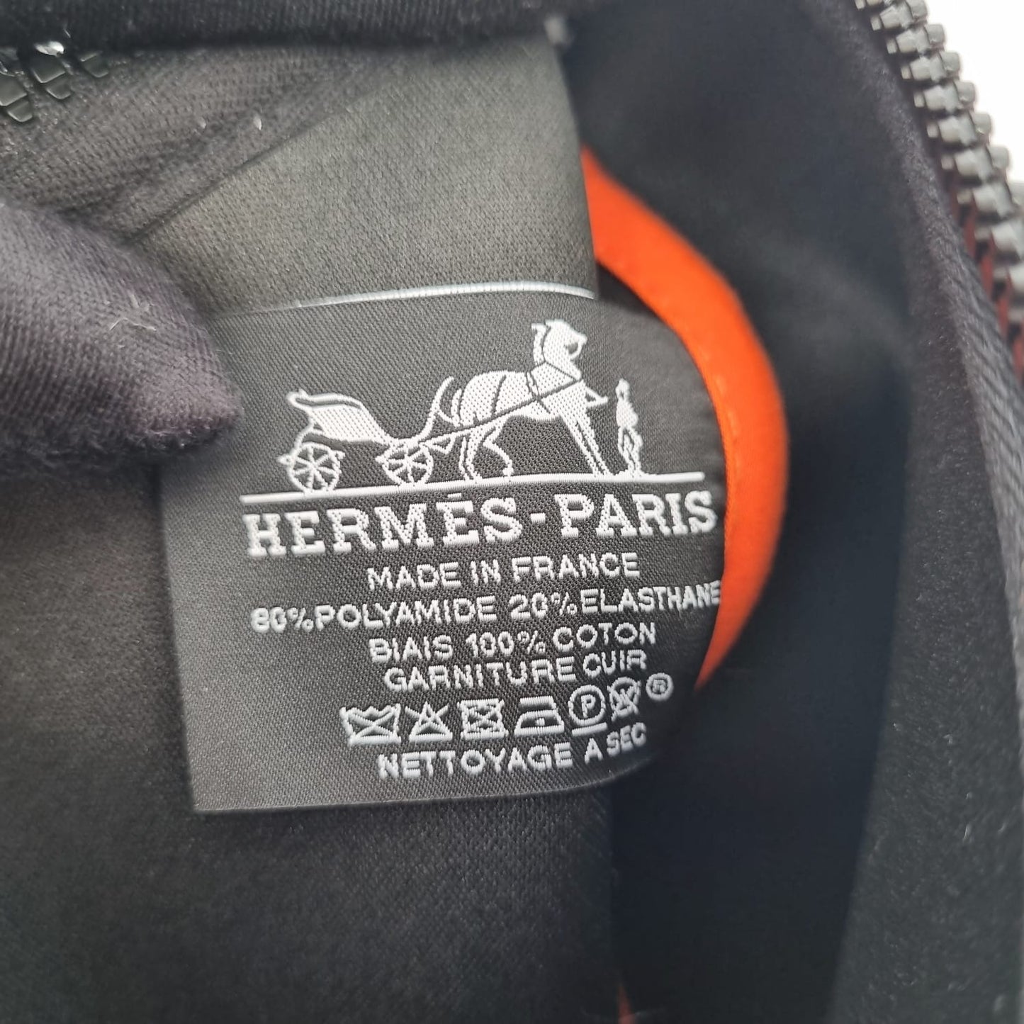Hermes Bain Pouch Light Grey Size 22x15