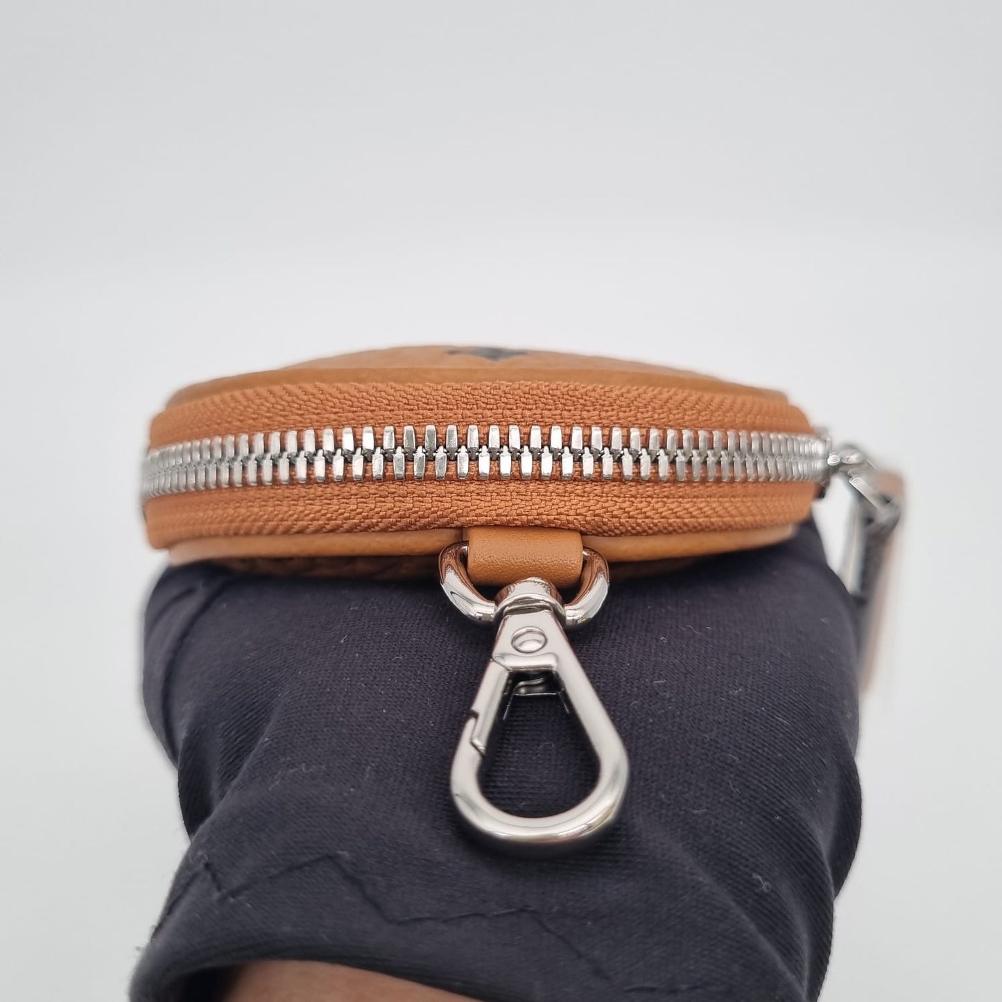 MCM Small Crossbody Pouch Trio Visetos Multi Size 21x5x15