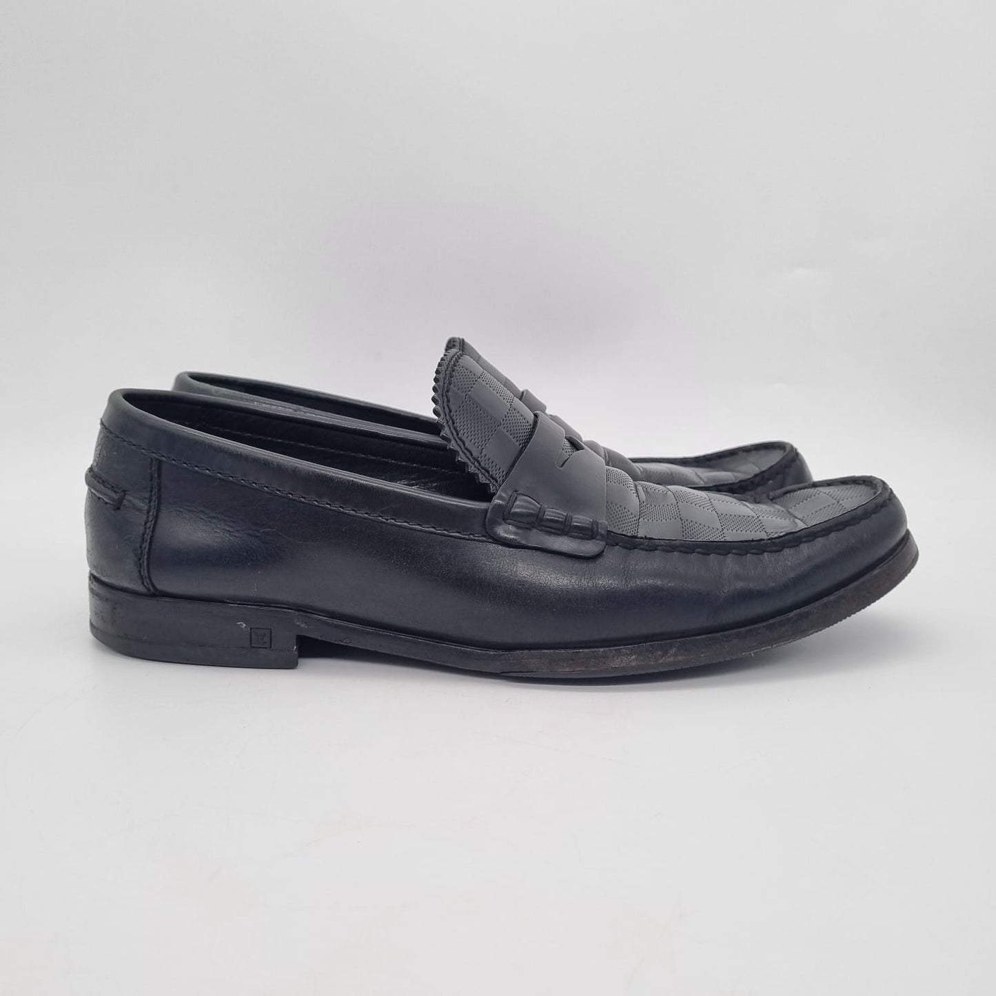 Louis Vuitton Damier Loafers Black Size 9/29