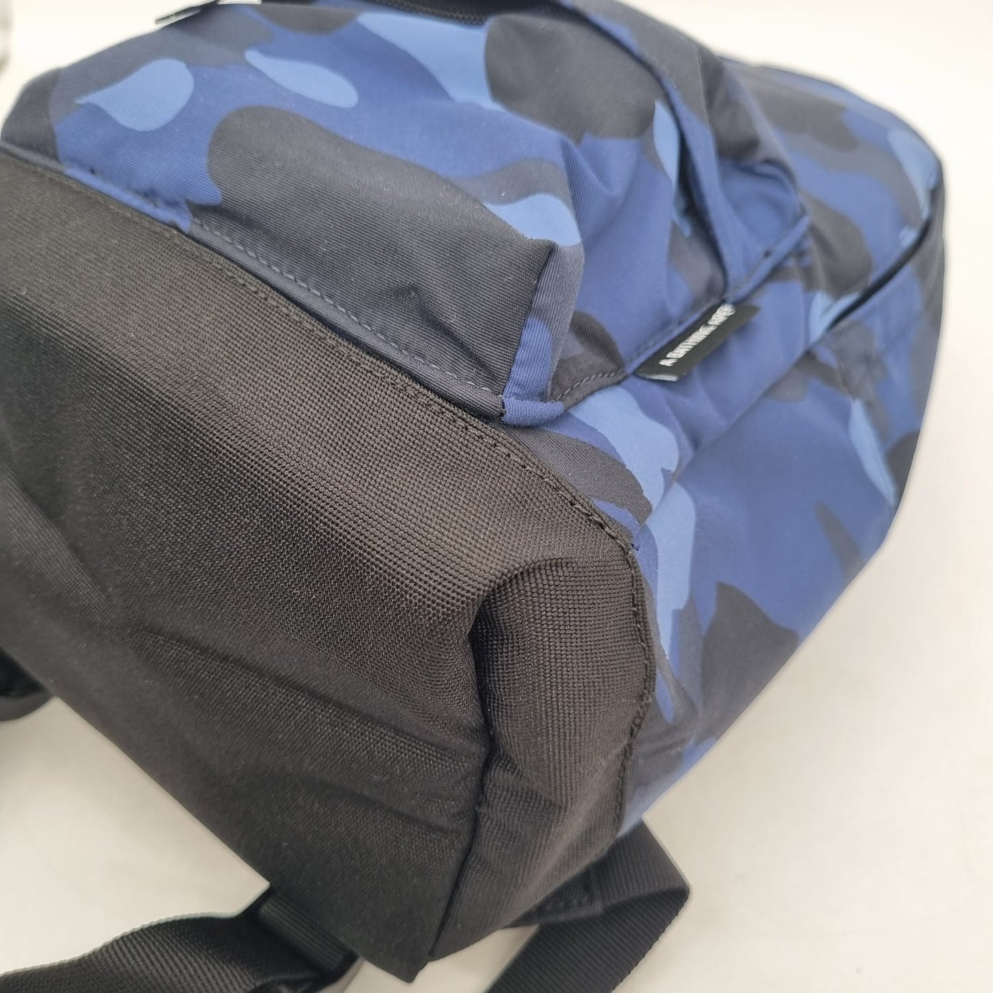 Bathing Ape Backpack Blue Navy Size 23x13x31