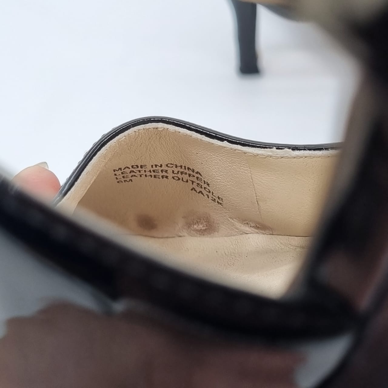 Michael Kors Heels Patent Black Size 6M/24 Dari Ujung
