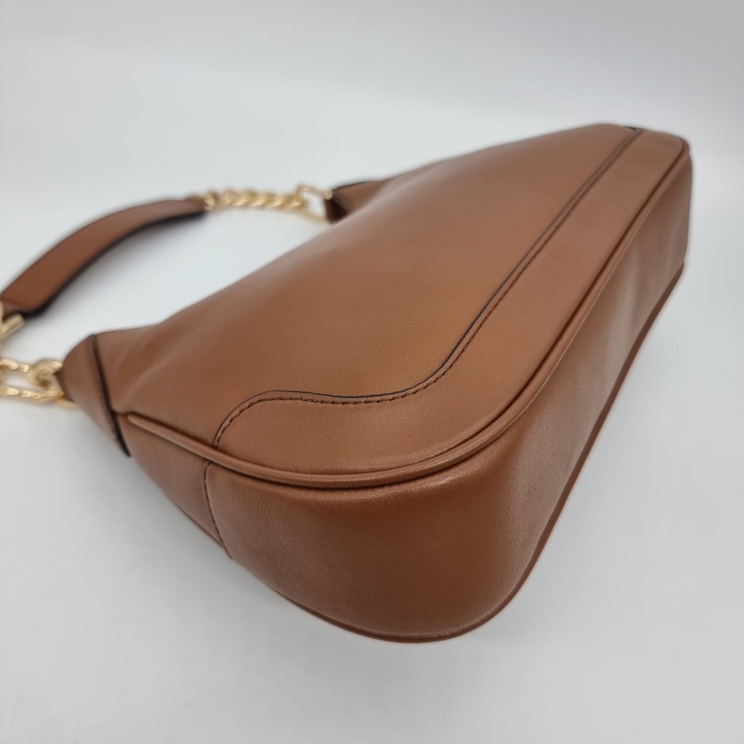 Michael Kors Hally Shoulder Bag Tan Size 29x6x20