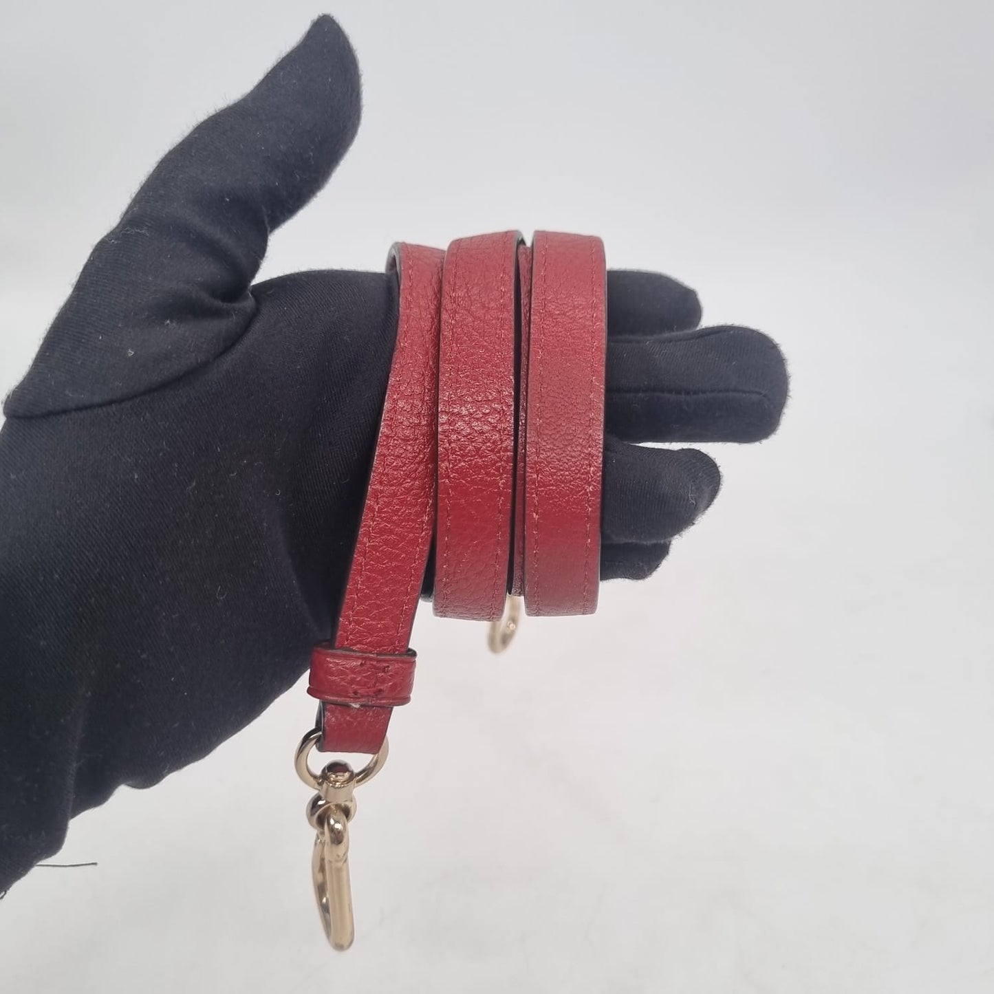 Coach Kelsey Pebble Leather Red 2in1 Size 27x8x20