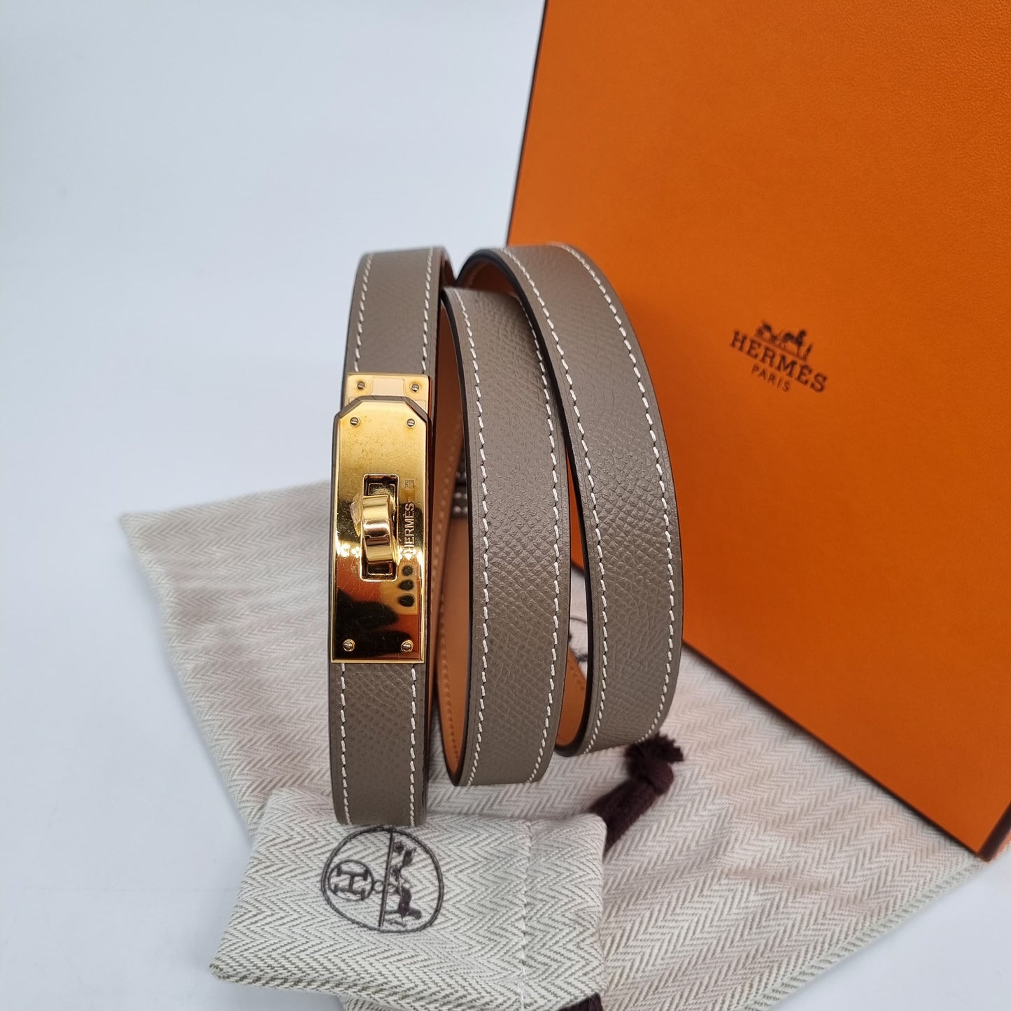 Hermes Kelly Epsom Etoupe GHW All Size (Masi Sealed)