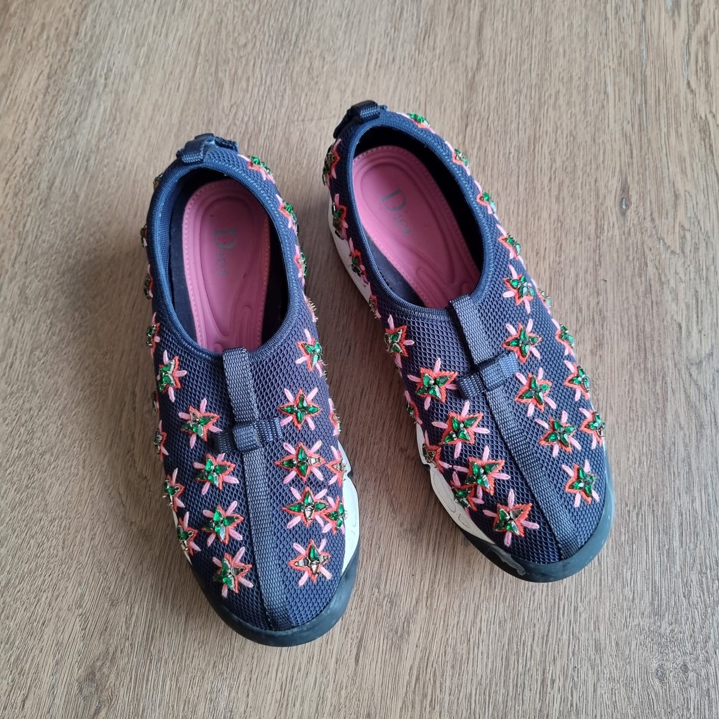 Dior Fusion Flower Blue And Rose Size 38,5/25 Cm