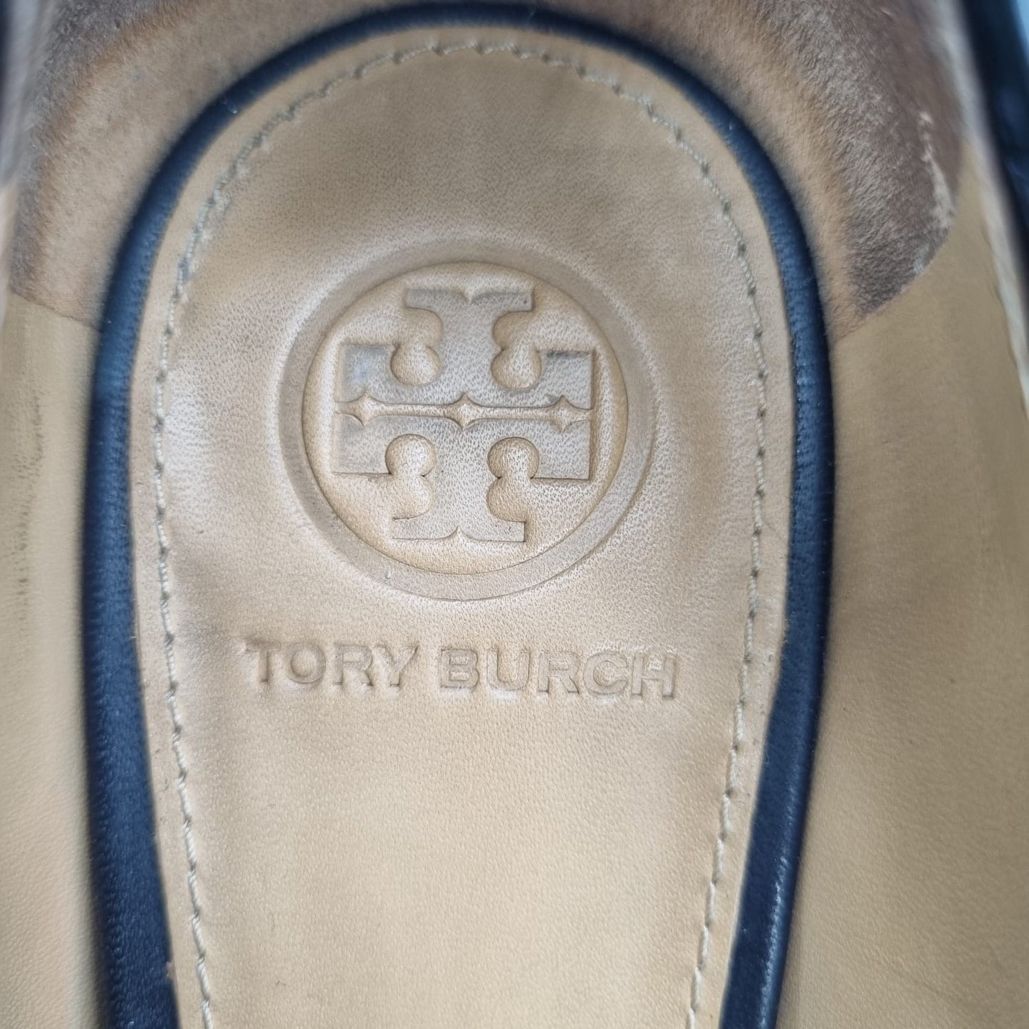 Tory Burch Kira 65mm Leather Pump Black Size 5/22,5