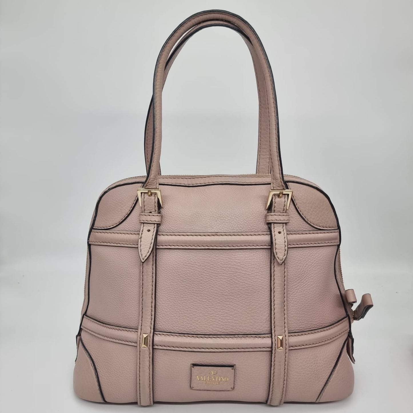 Valentino Shoulder Bag Beige Size 30x12x24