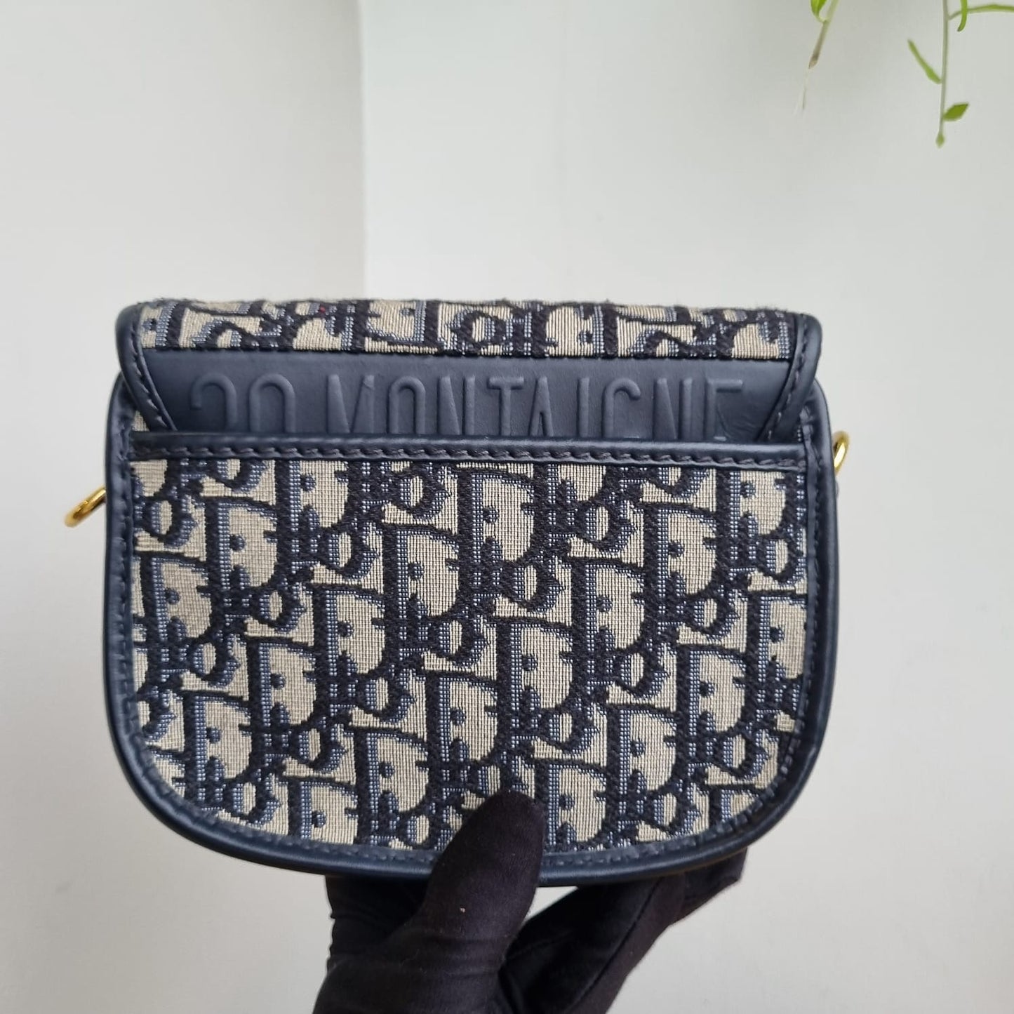 Dior Bobby Oblique Navy Blue 2021 Size 17x6x15
