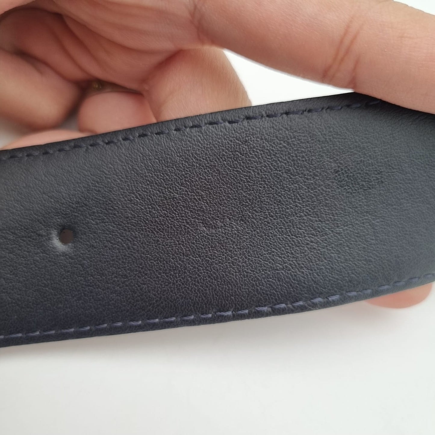 Louis Vuitton Belt Damier Cobalt 2016 P. 107cm