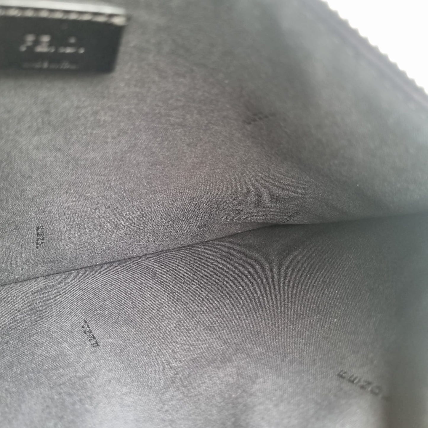 Fendi Jokarl Clutch Leaher Black 2019 Size 30x20