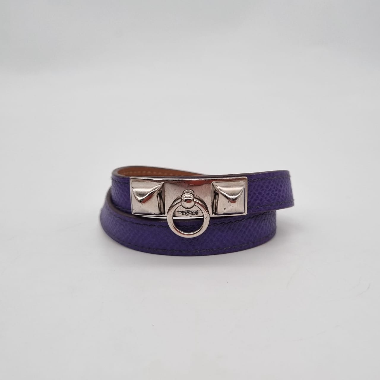 Hermes Kelly Double Tour PHW Iris Togo Leather #P 2011 Size S