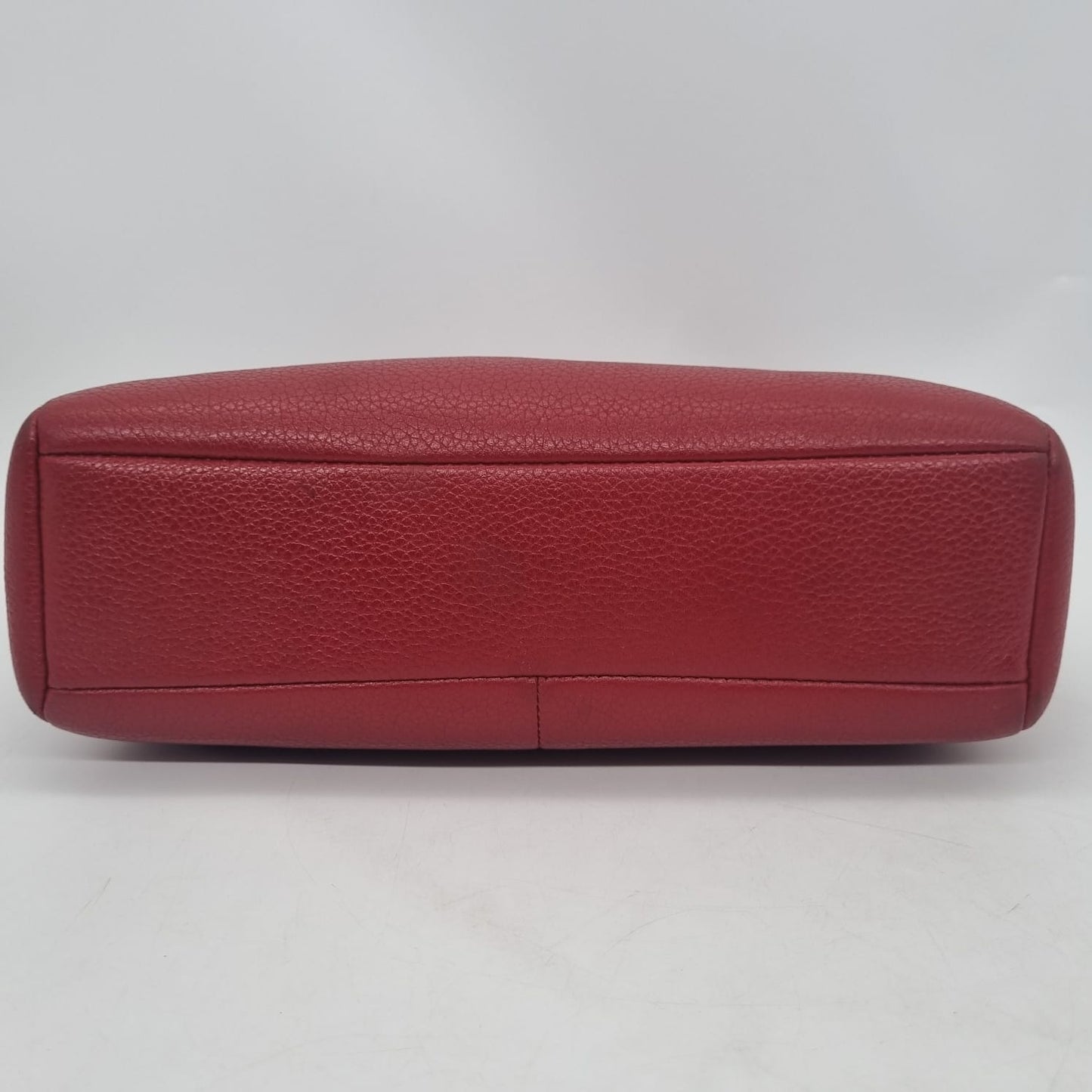 Coach Kelsey Pebble Leather Red 2in1 Size 27x8x20