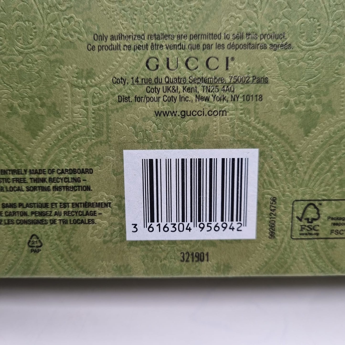Gucci Floral Parfume Set Purple