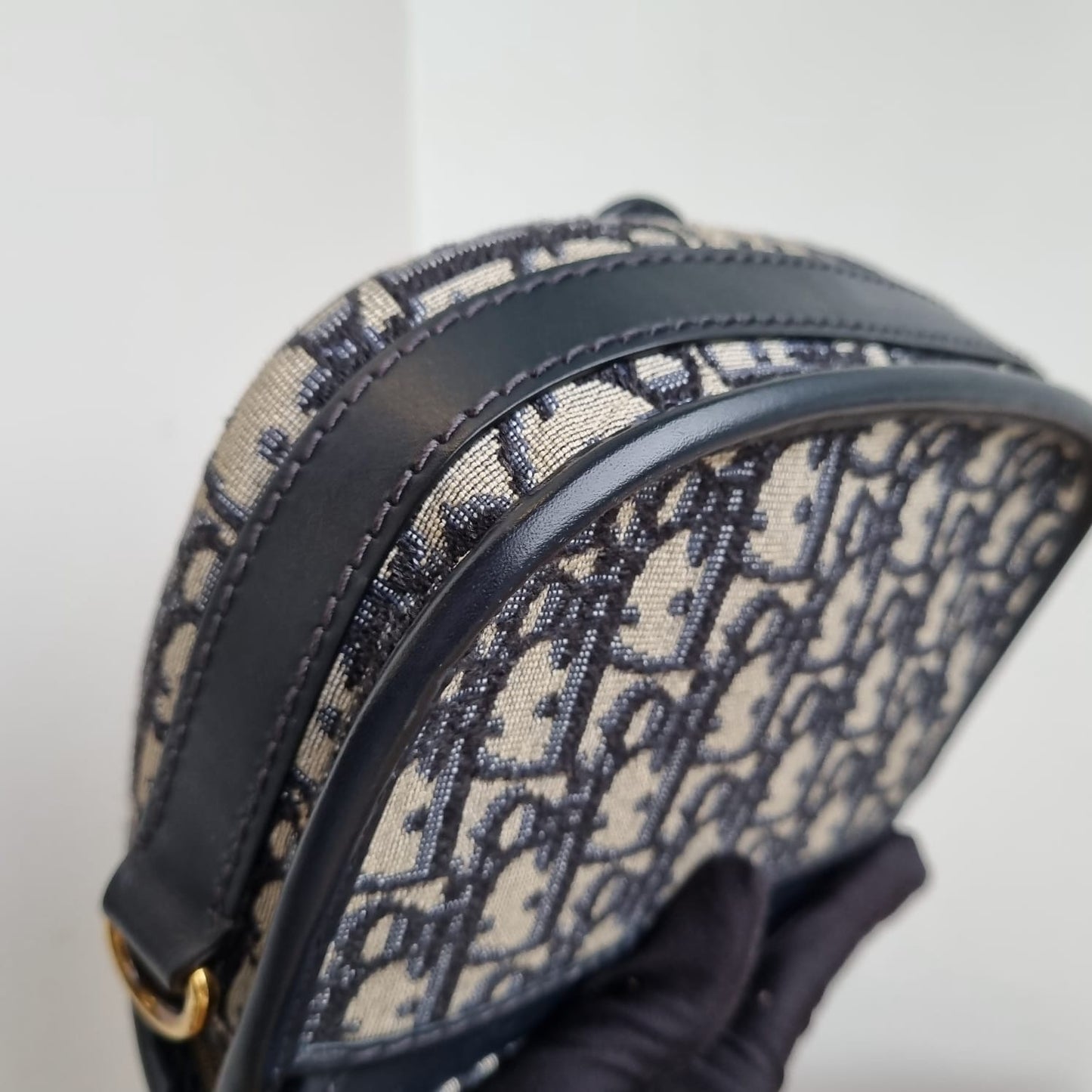 Dior Bobby Oblique Navy Blue 2021 Size 17x6x15