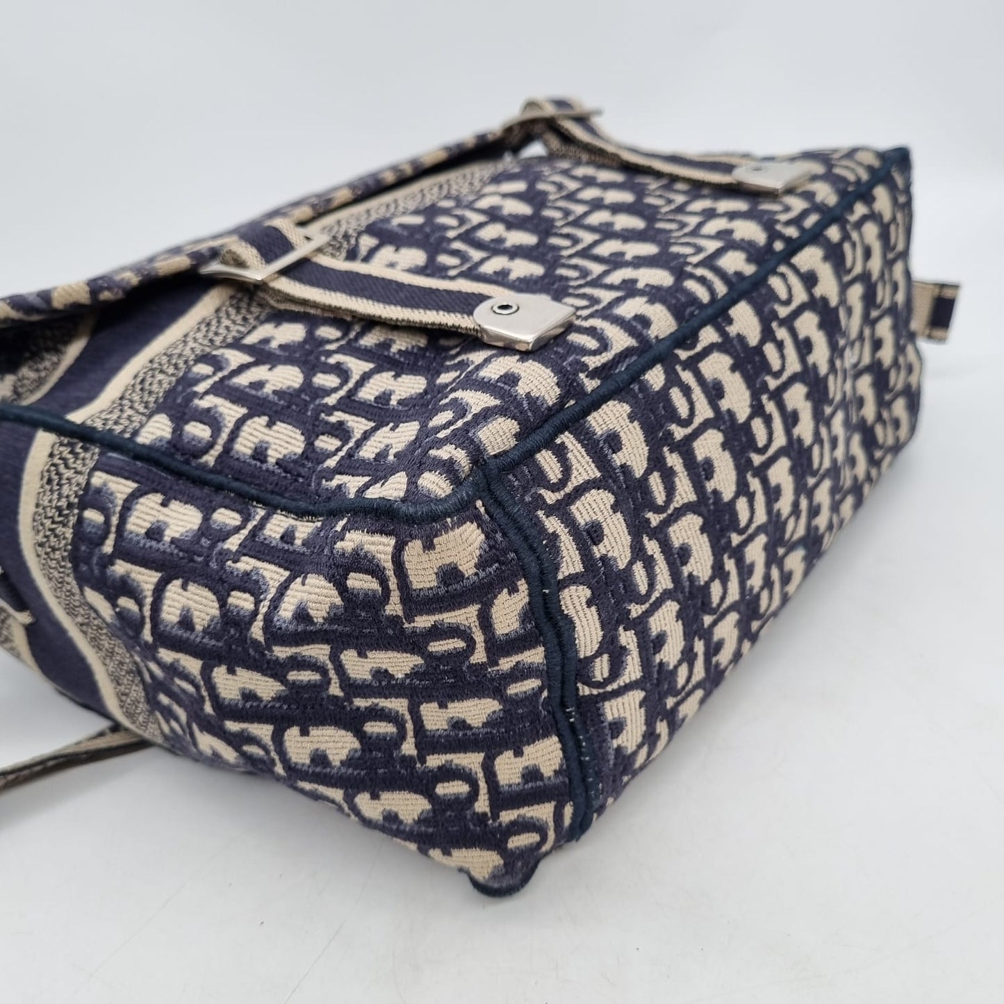 Dior Diorcamp Oblique Embroidery Blue 2018 Size 26x12x24