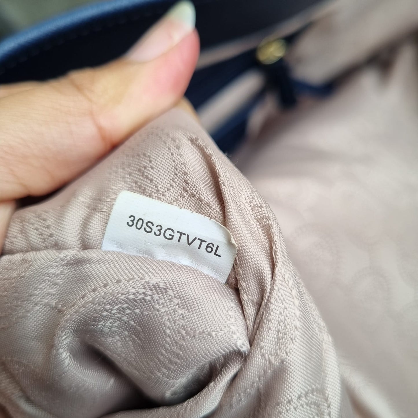 Michael Kors Jetset Travel Large Blue Size 38x15x29