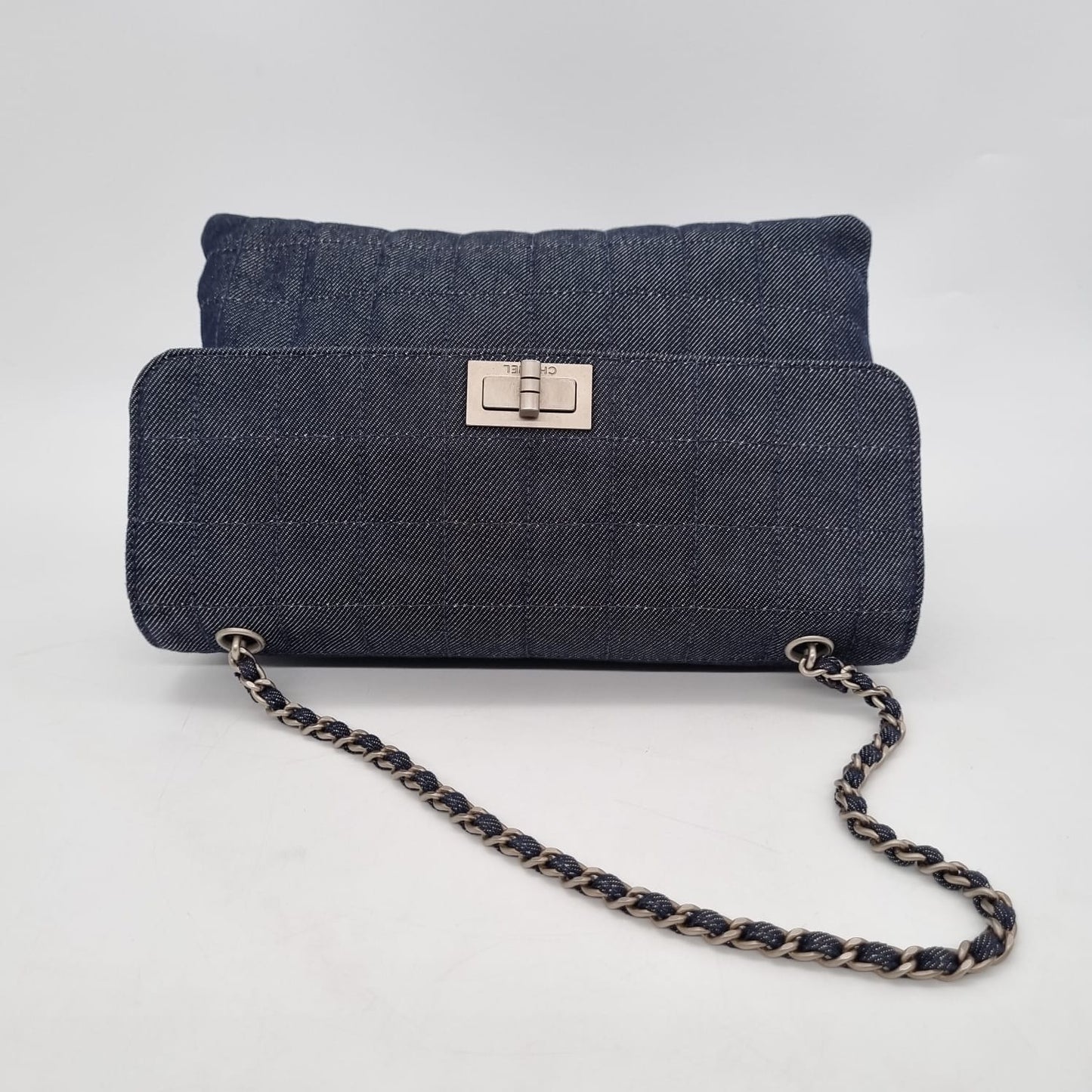 Chanel Reissue Vintage Black Cavas #6 Size 24x16x2