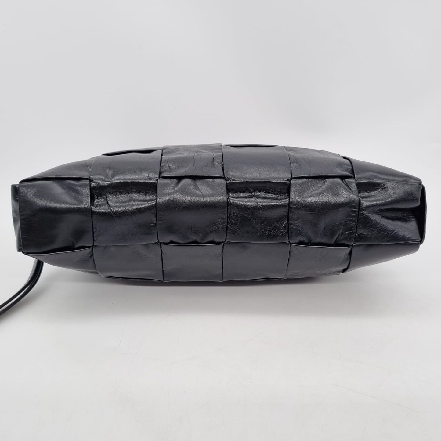 Bottega Veneta Intrecciato Travel Organizer Clutch Black Size 27x18