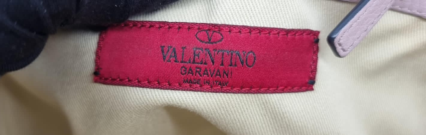 Valentino Shoulder Bag Beige Size 30x12x24