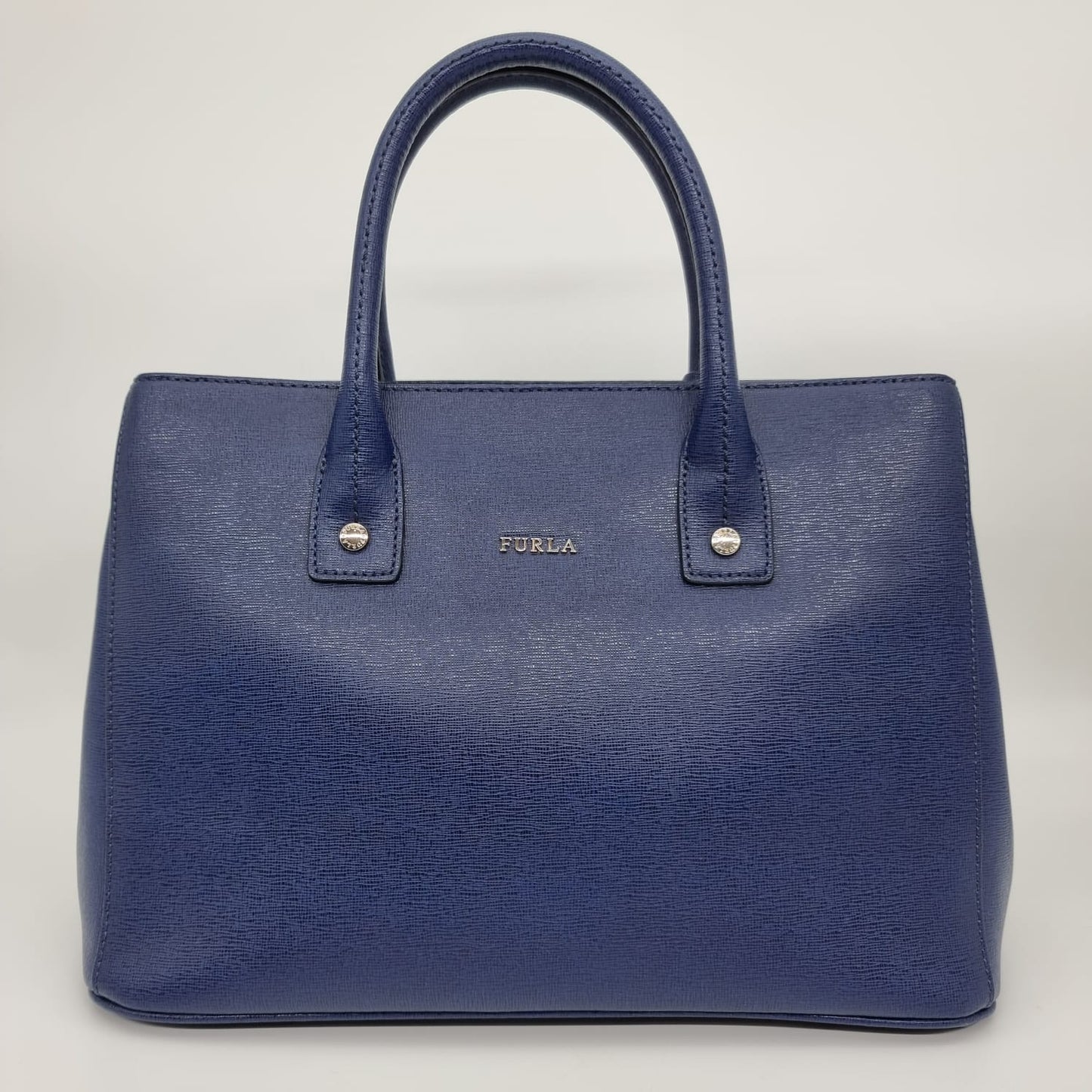 Furla Hand Bag Blue Size 32x15x22