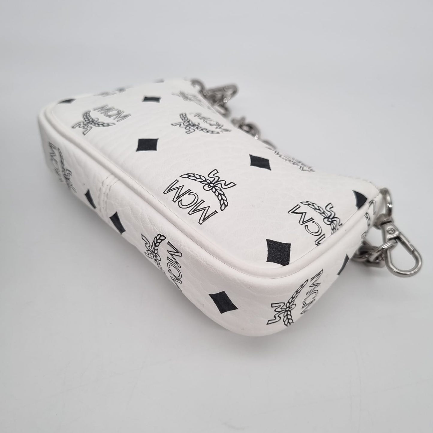 MCM Small Crossbody Pouch Trio Visetos Multi Size 21x5x15