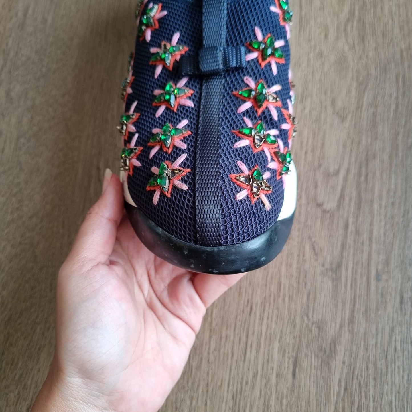 Dior Fusion Flower Blue And Rose Size 38,5/25 Cm