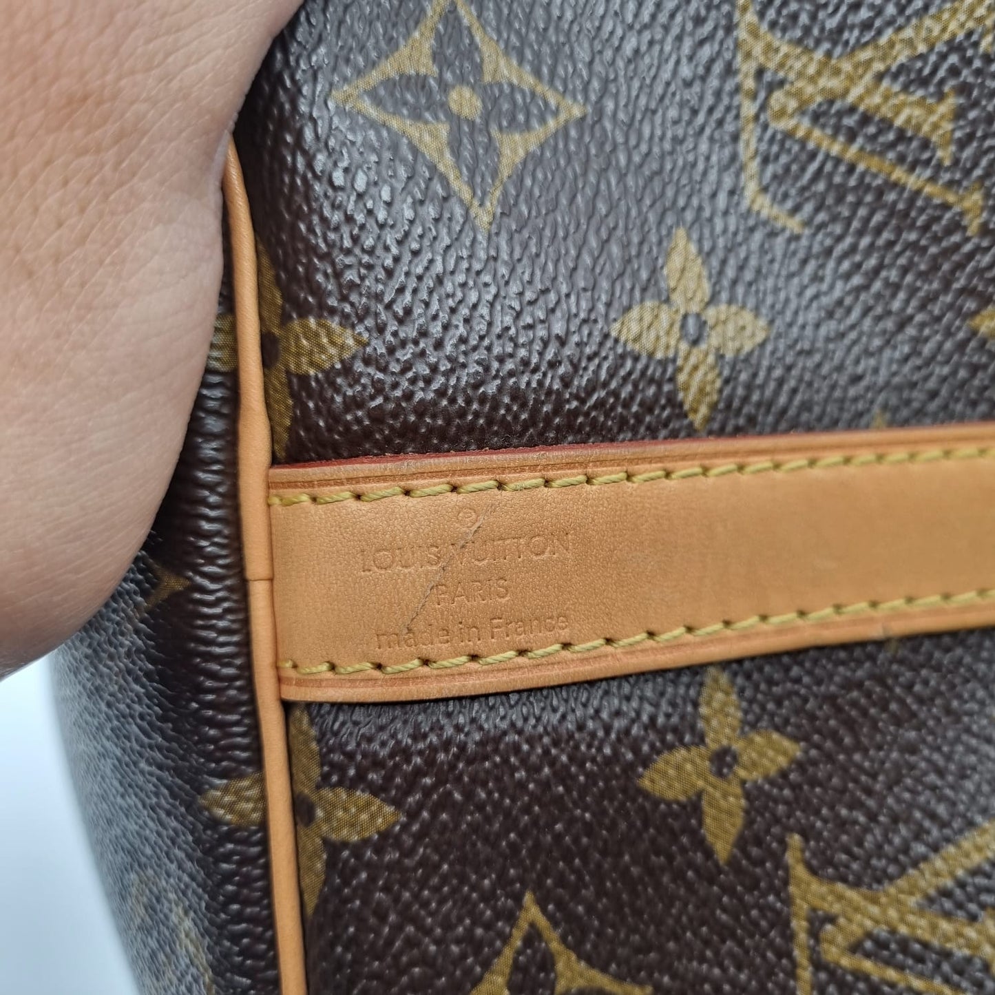 Louis Vuitton Speedy Bandou 35 Mono 2011 Size 35x17x27