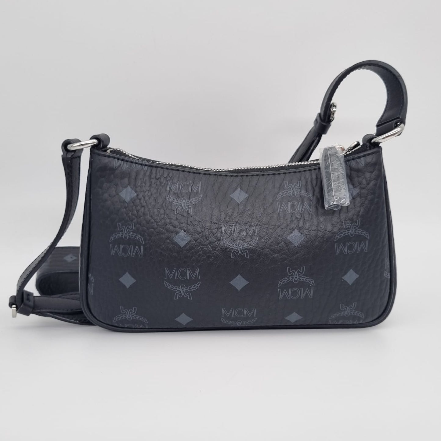 MCM Small Crossbody Pouch Trio Visetos Multi Size 21x5x15