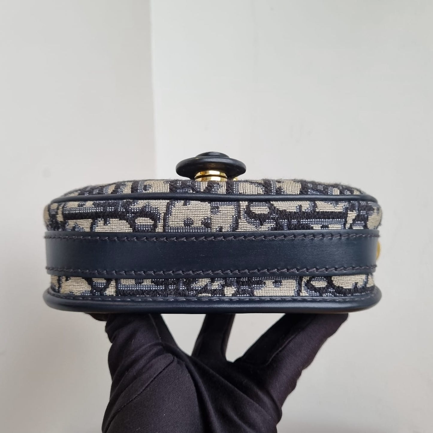Dior Bobby Oblique Navy Blue 2021 Size 17x6x15