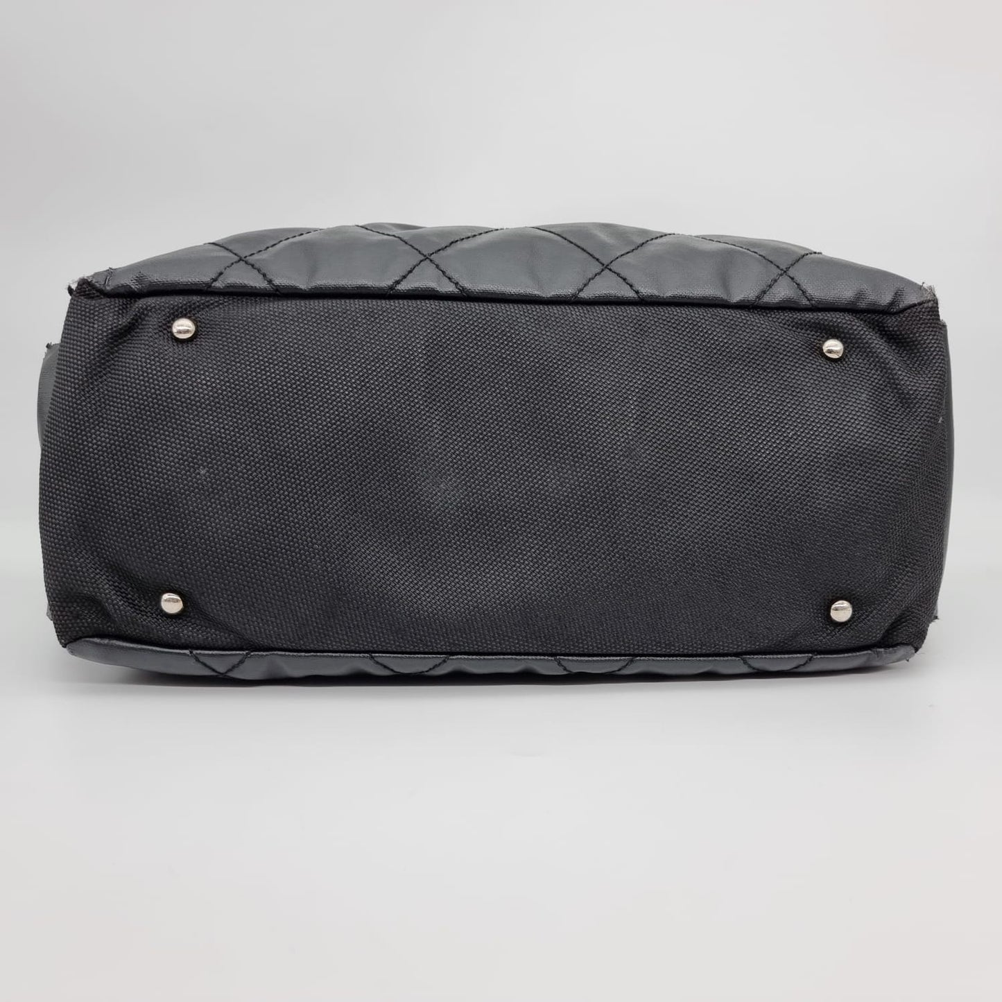 Chanel Biarritz Medium Tota Bag Black #13 Size 38x15x28
