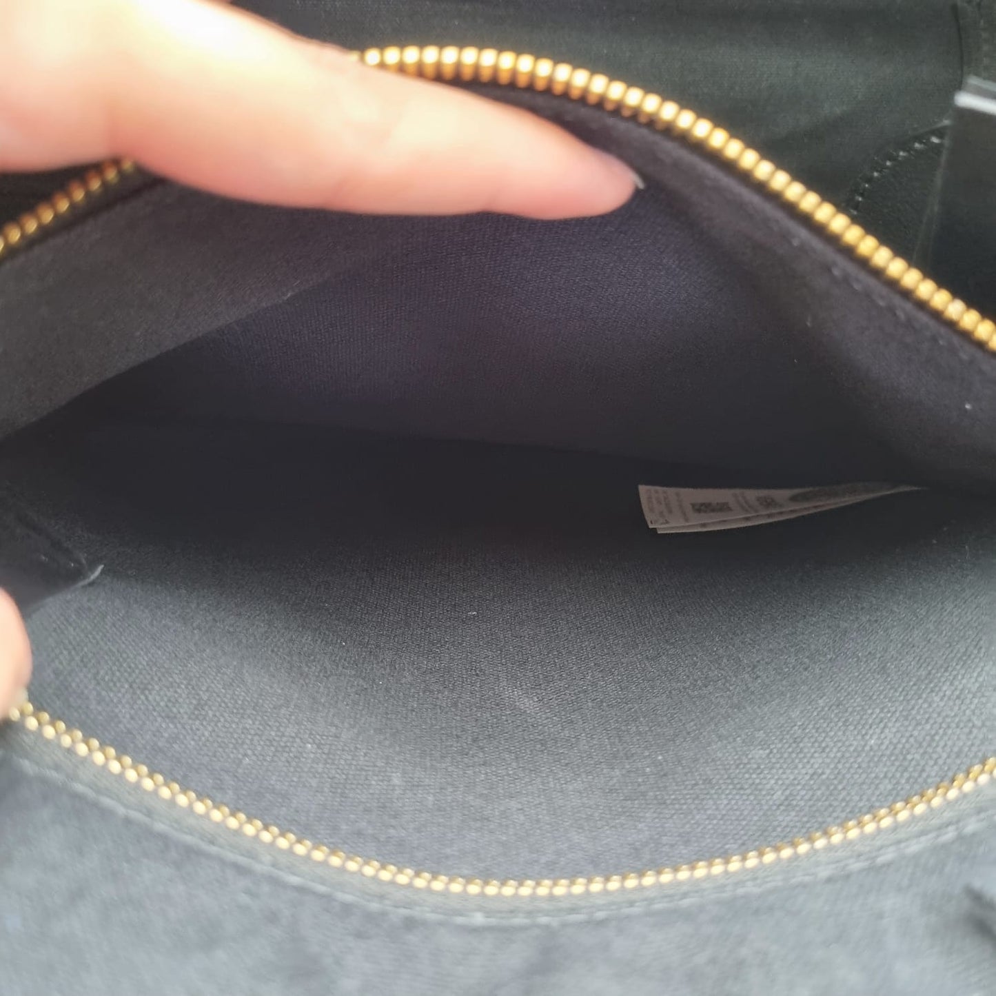 Versace Large Tote Bag With Logo Fabric Stud Black Size 39x16x28