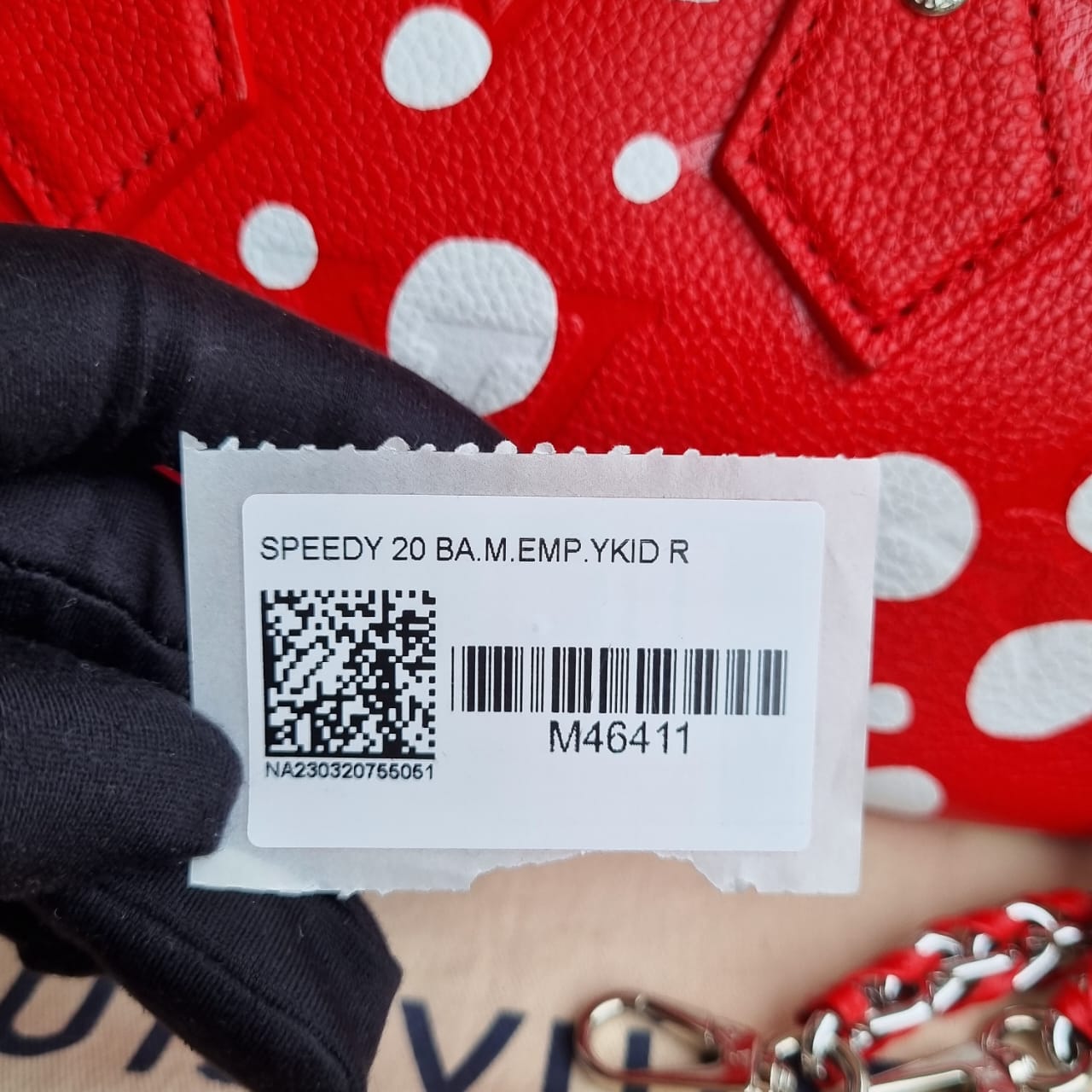 Louis Vuitton x Yayoi Kusama Speedy 20 Red CHIP 2023 Size 20x11x16