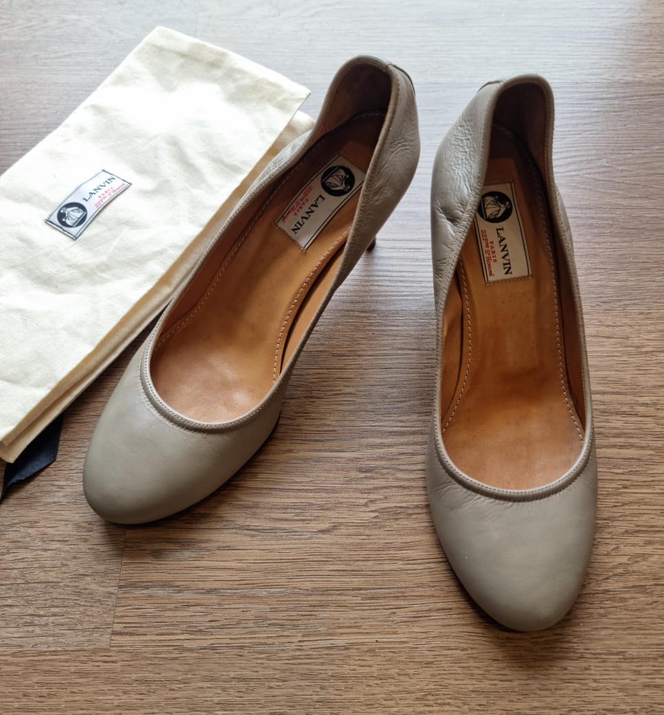 Lanvin Grey Heels Size 40/26