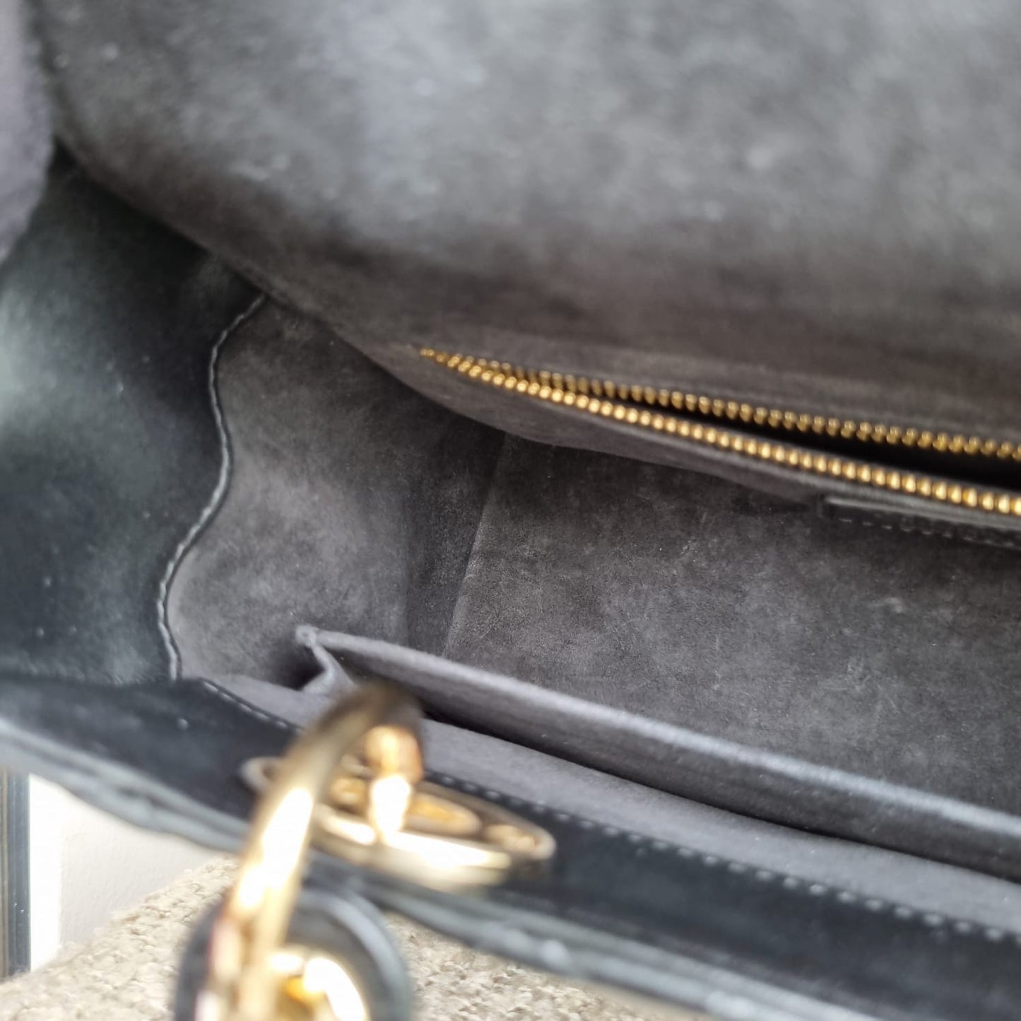 Dior Lady Dior Medium Black LGHW 2020 Size 24x10x21