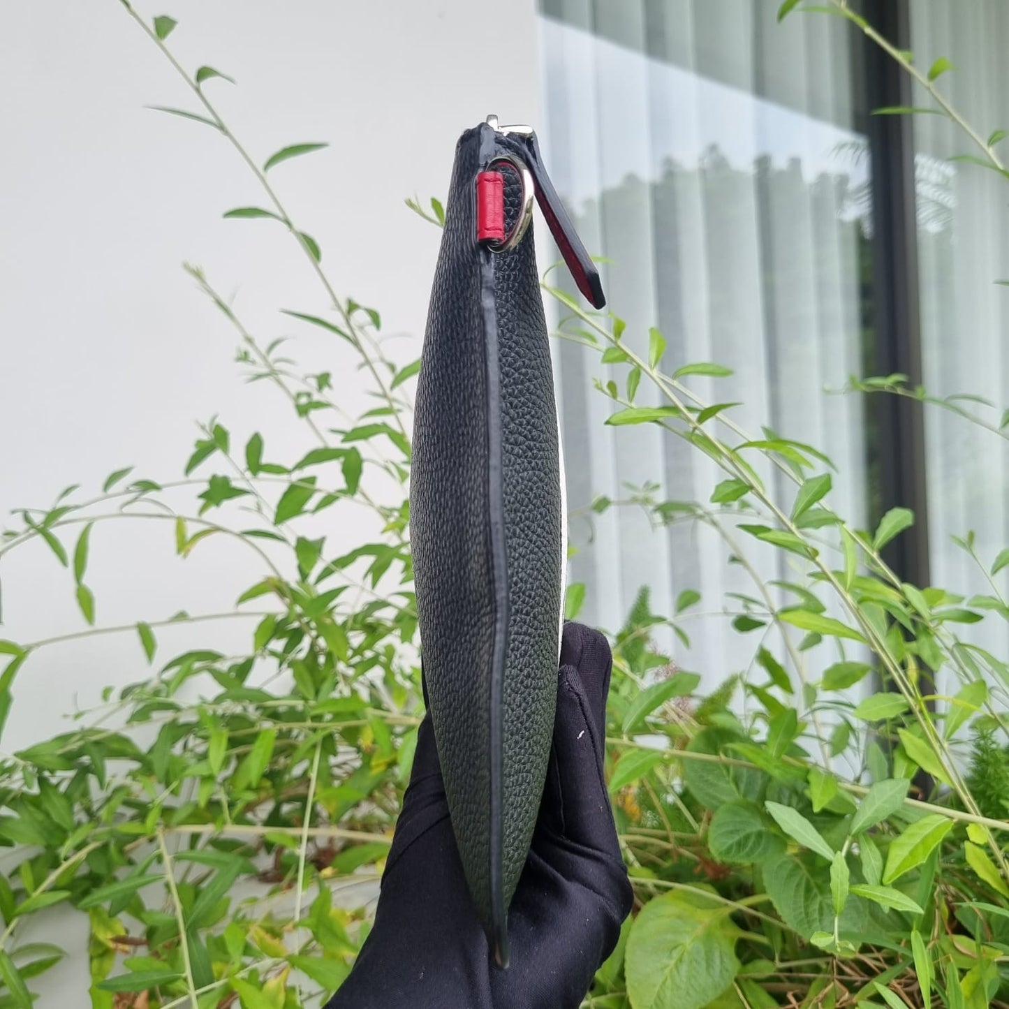 Fendi Jokarl Clutch Leaher Black 2019 Size 30x20