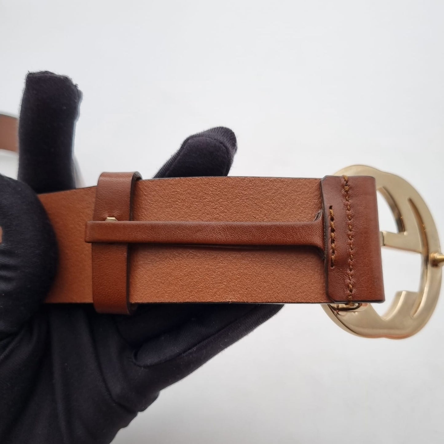 Gucci GG Belt Brown Size 85