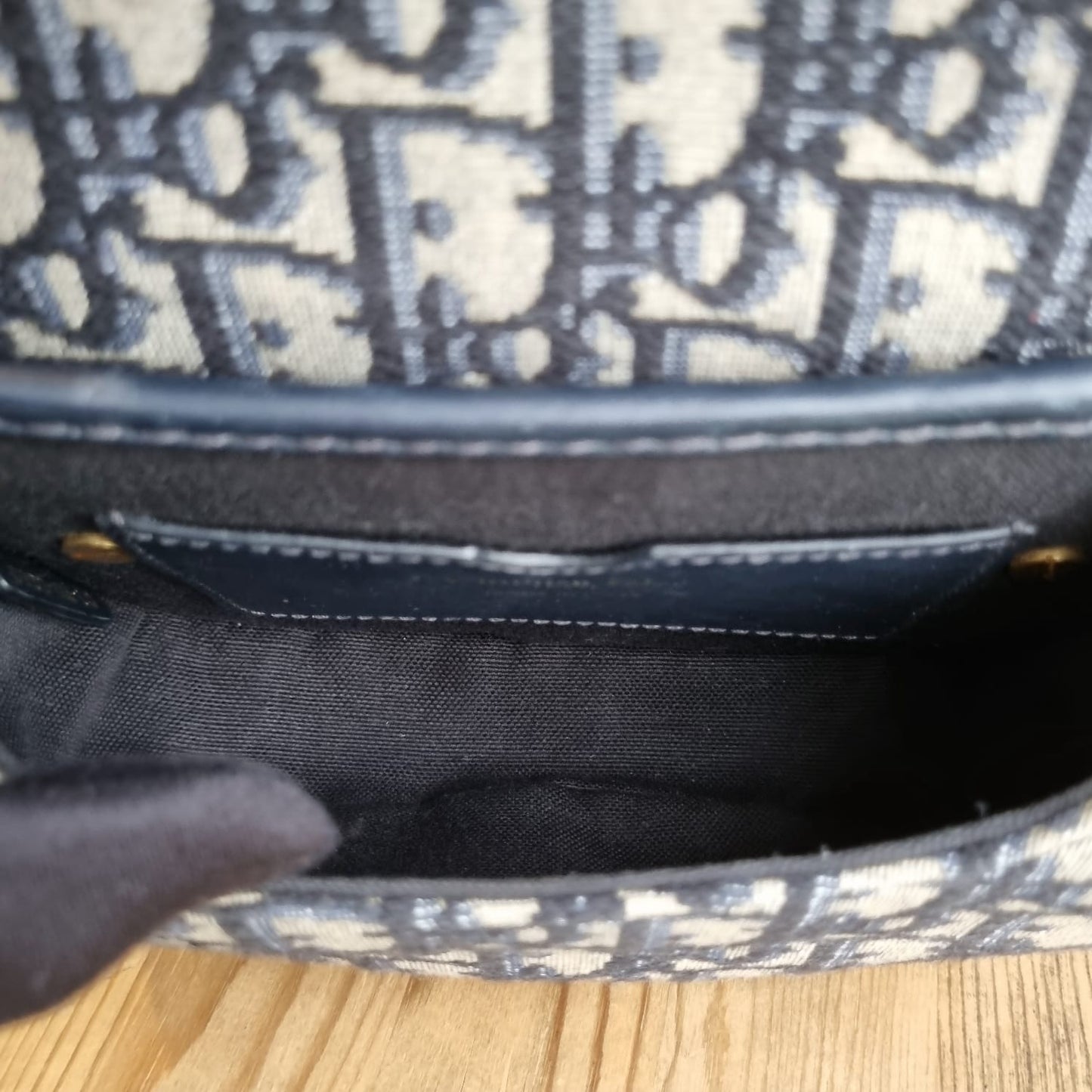Dior Bobby Oblique Navy Blue 2021 Size 17x6x15