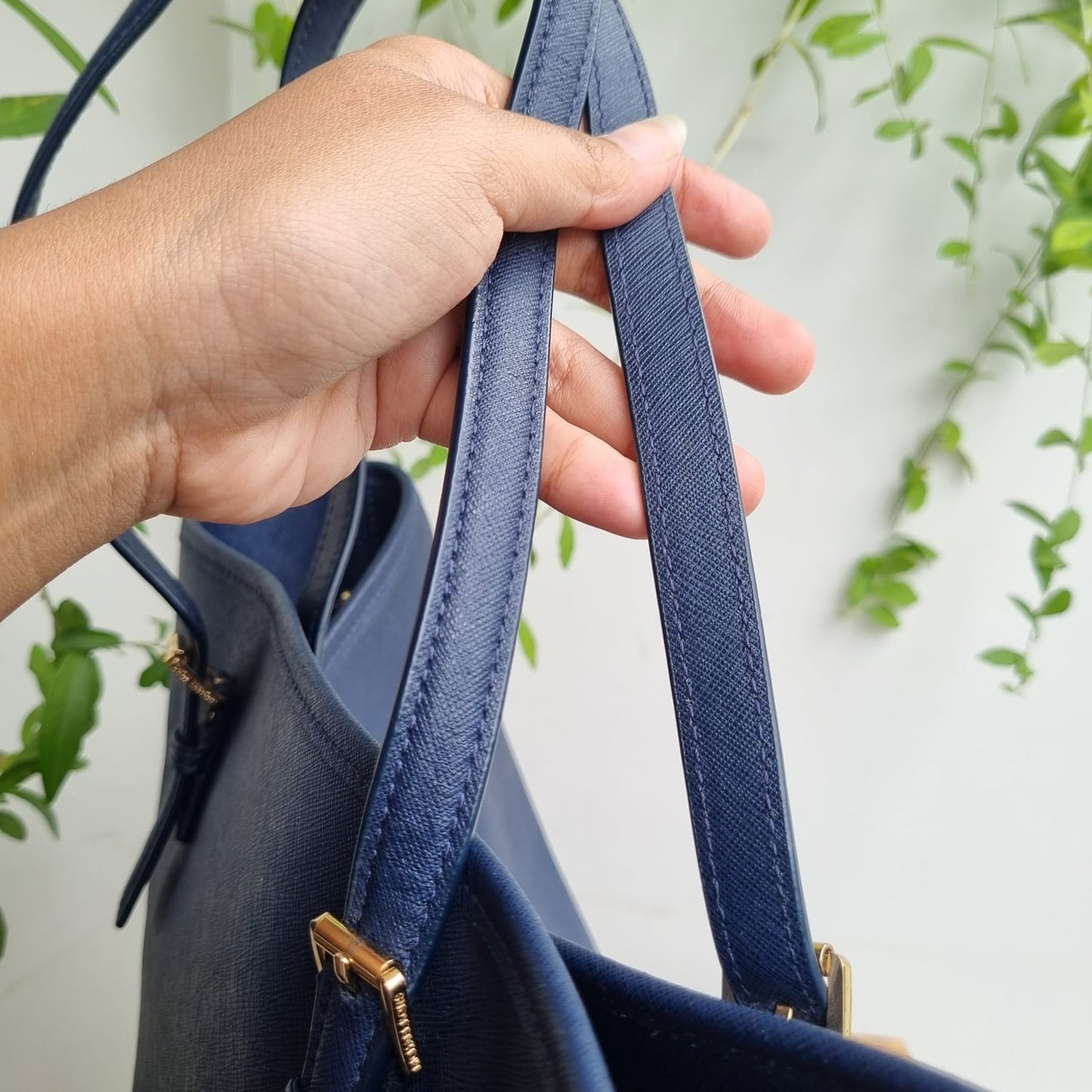 Michael Kors Jetset Travel Large Blue Size 38x15x29