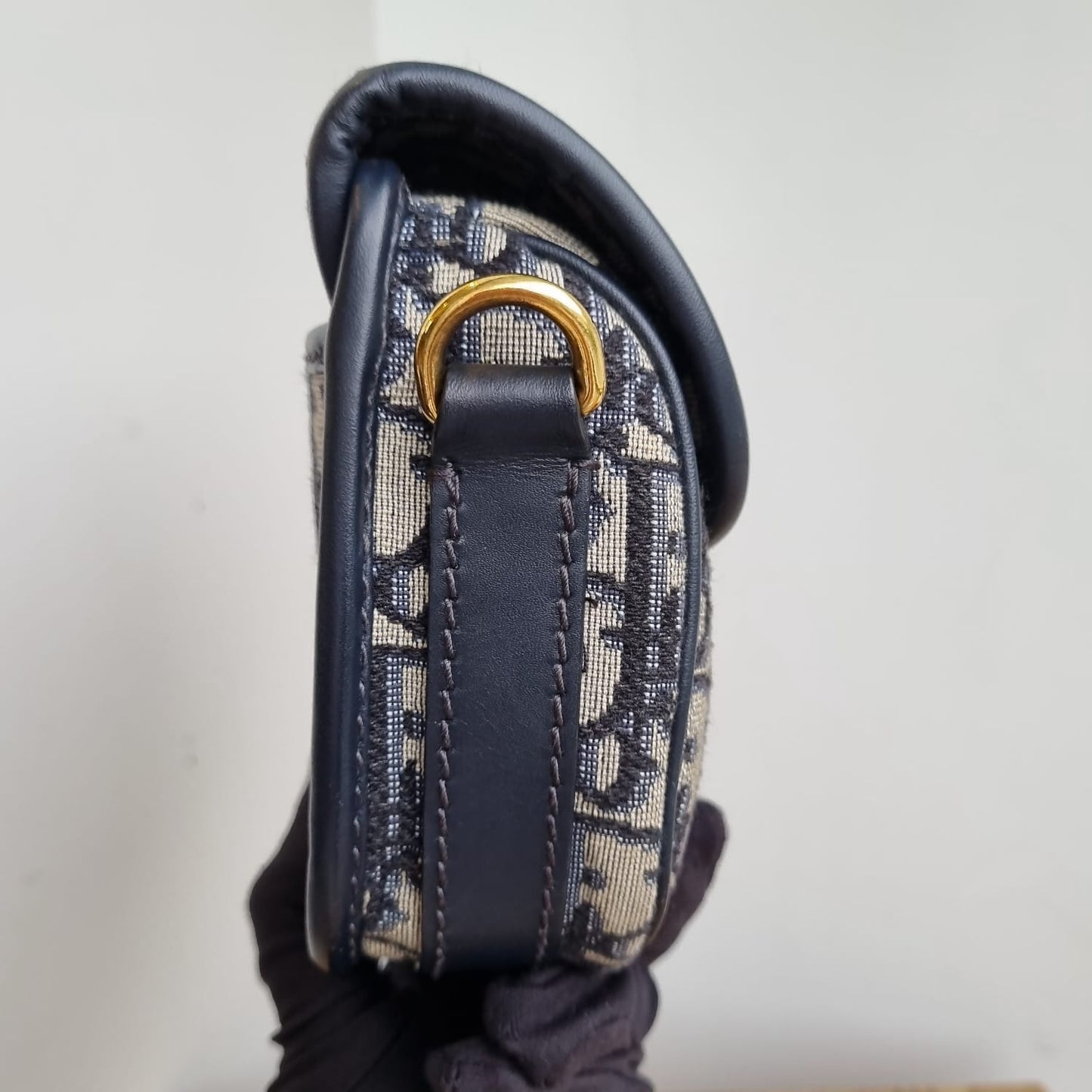 Dior Bobby Oblique Navy Blue 2021 Size 17x6x15