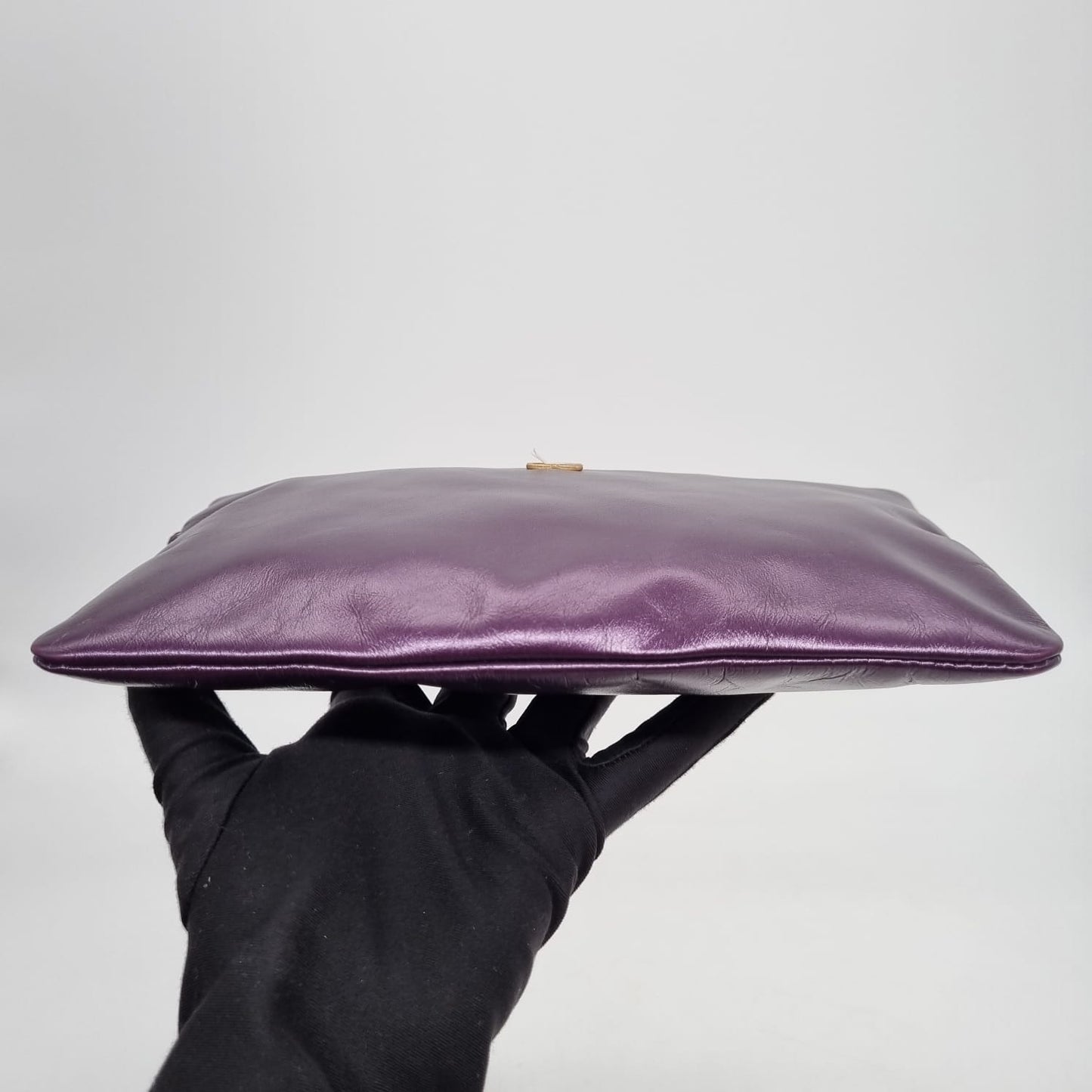 Chanel C22 Small Dark Purple GHW CHIP Size 29x7x32