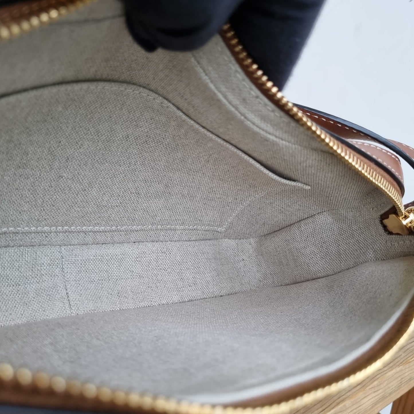 Celine Triomphe Camera Bag Canvas Leather 2022 Size 26x4x14