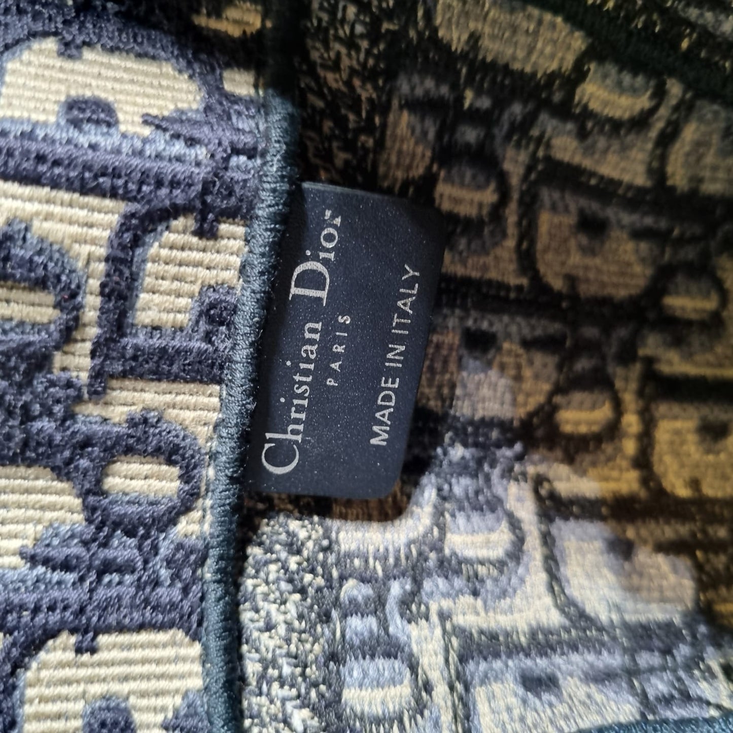 Dior Diorcamp Oblique Embroidery Blue 2018 Size 26x12x24