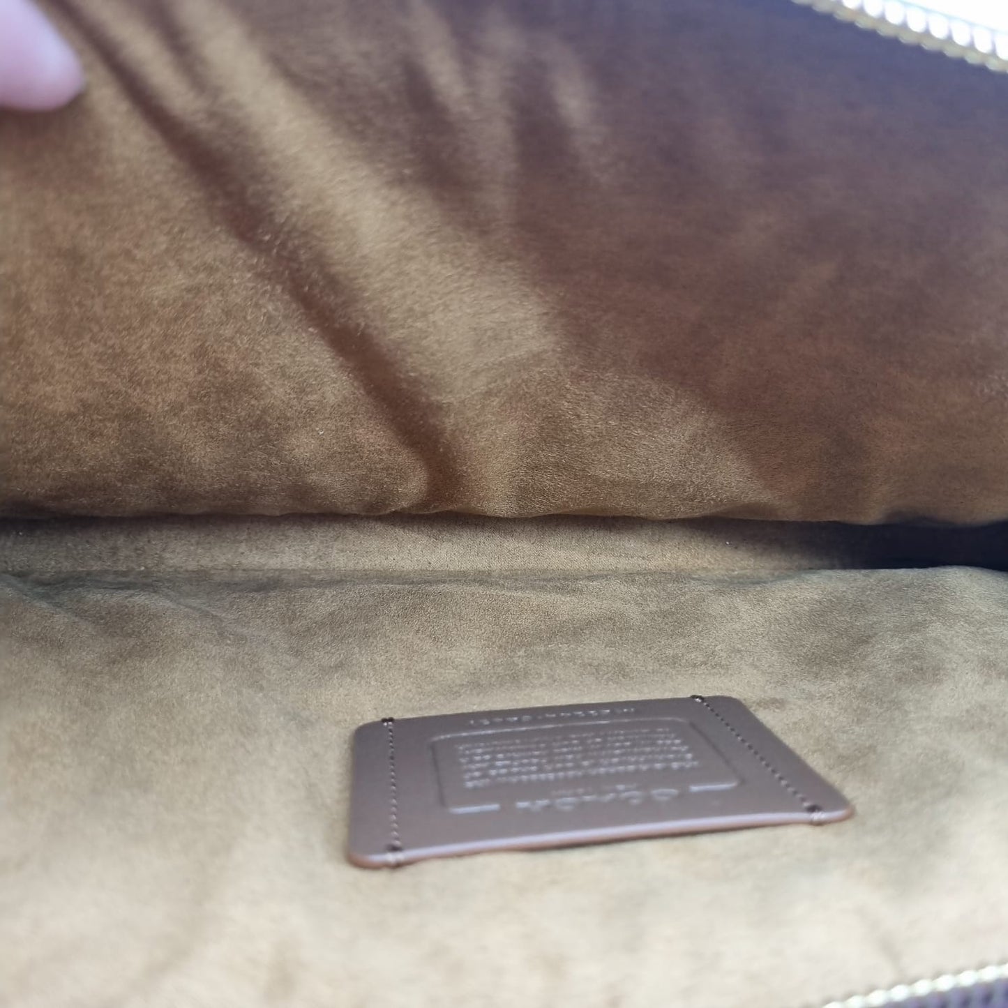 Coach Signature Canvas Varsity Laptop Sleeve Size 33x24