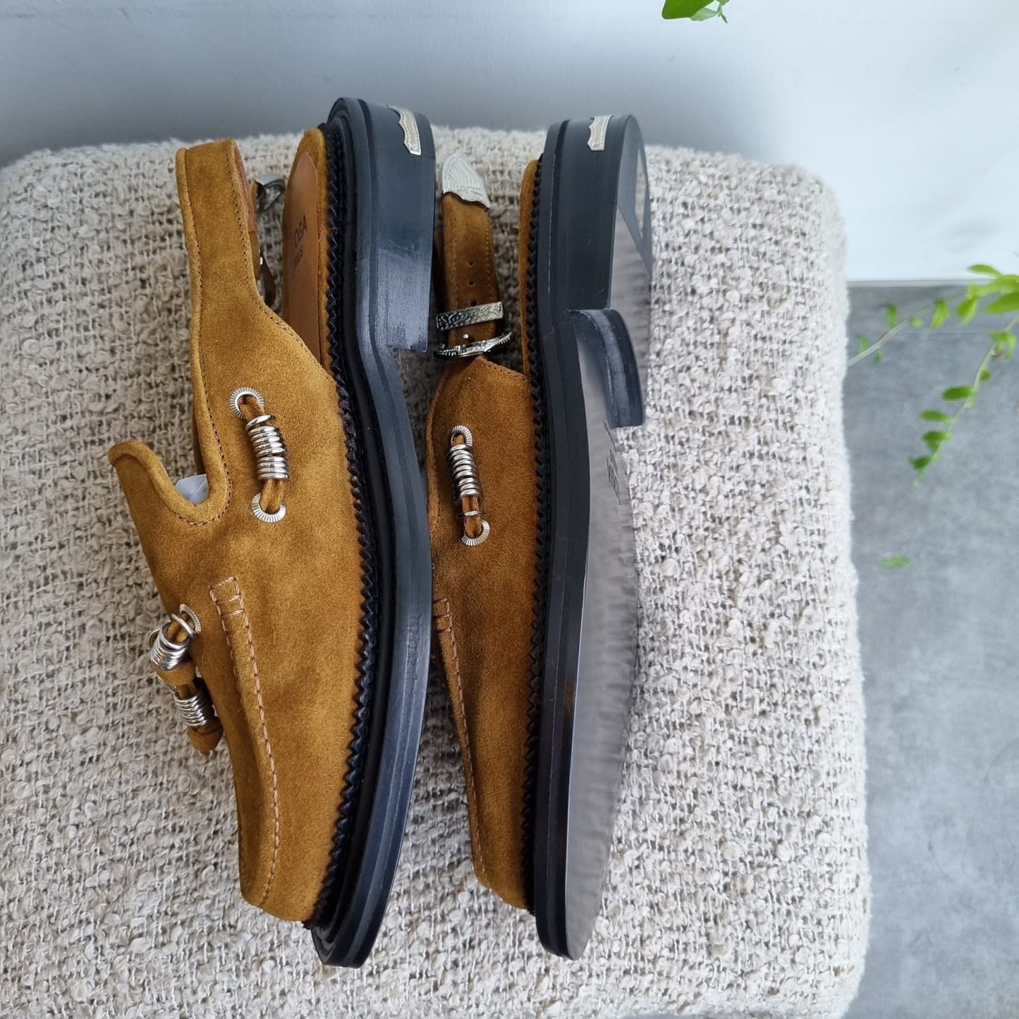 Toga Virilis Slingback Suade Brown Size 40/28