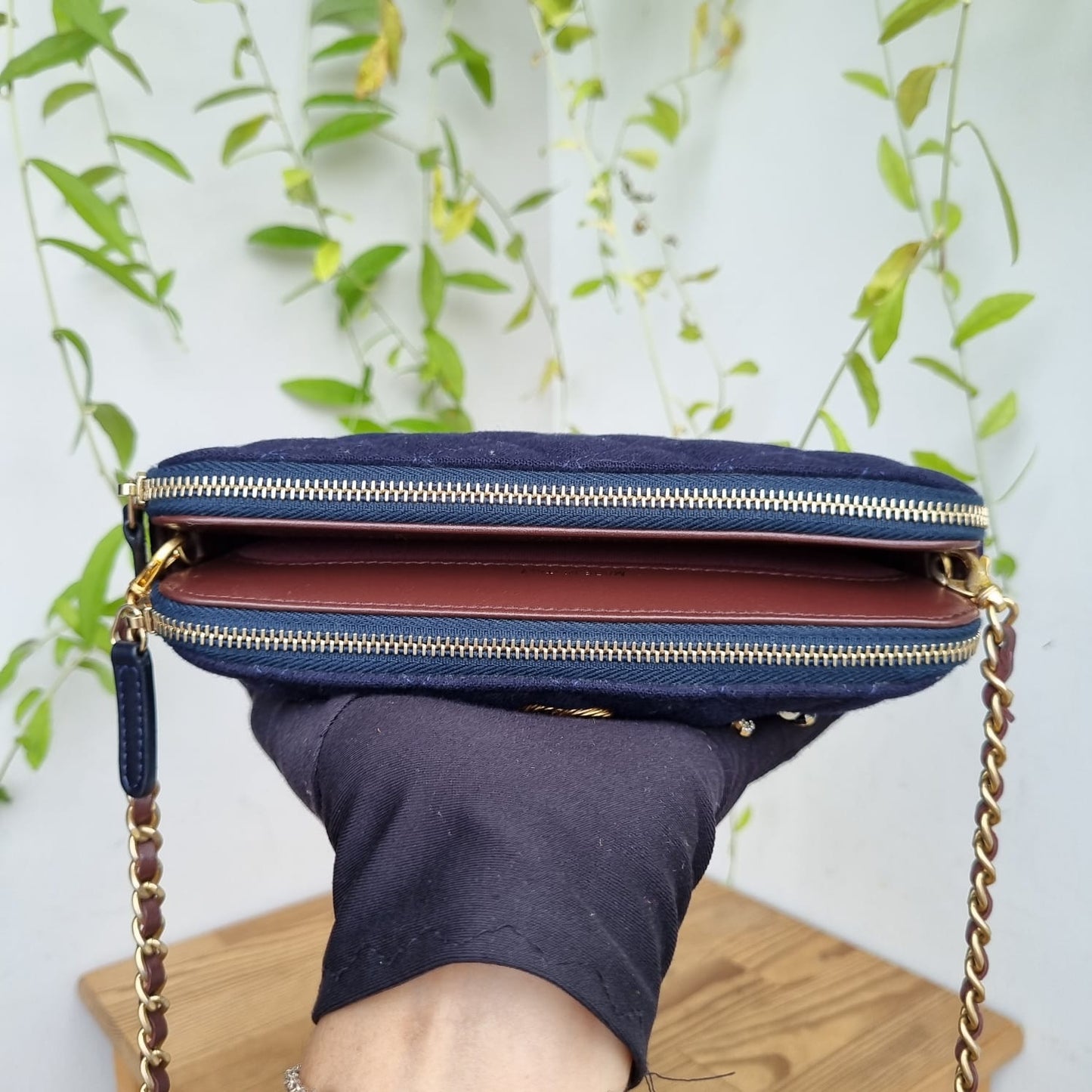 Chanel Charming Navy Crossbody Bag #26 2019 Size 19x4x10