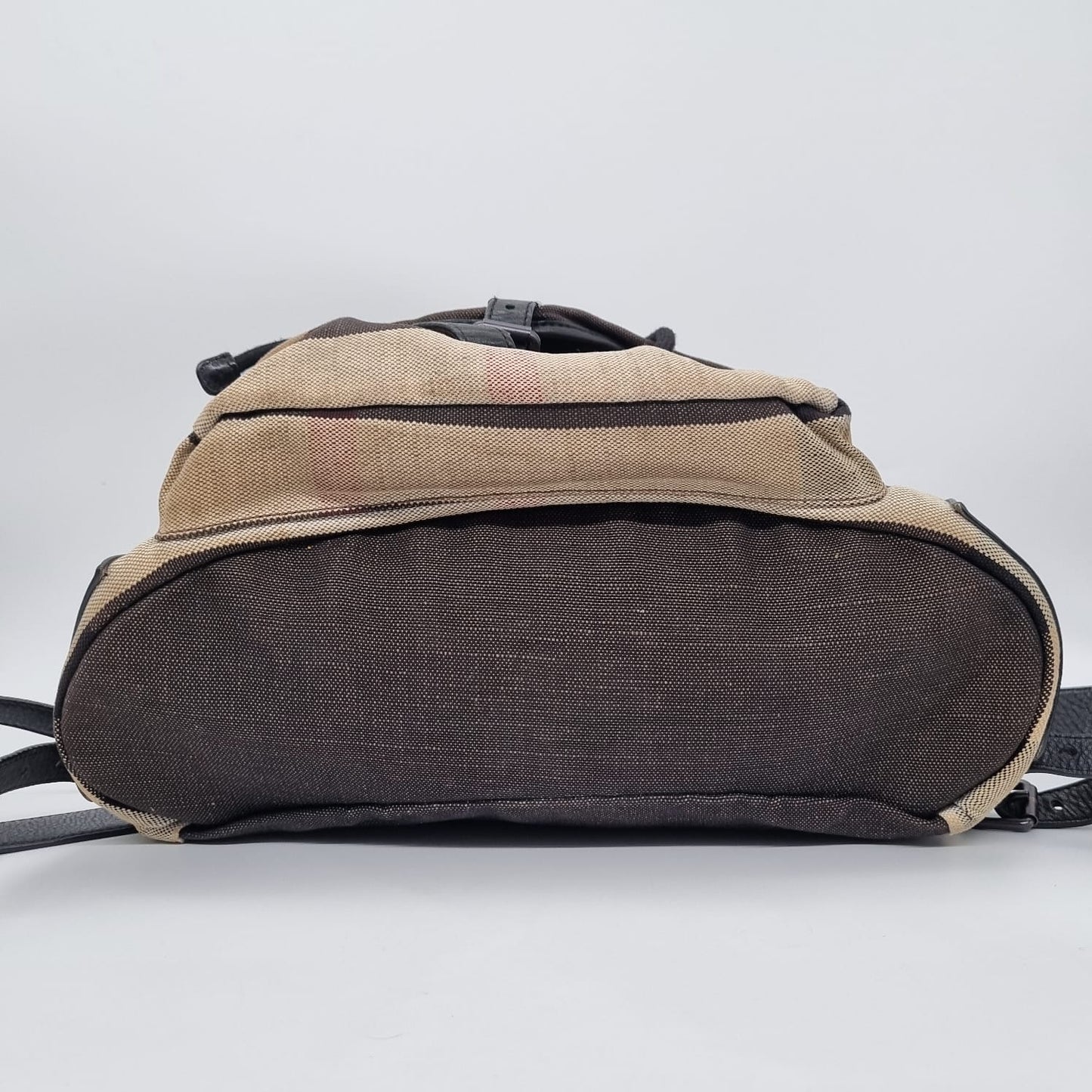 Burberry Backpack Canvas Brown Size 38x14x36