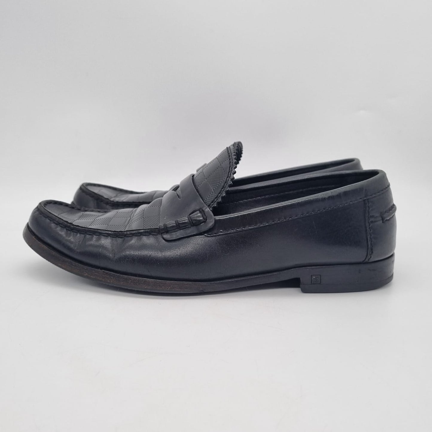 Louis Vuitton Damier Loafers Black Size 9/29