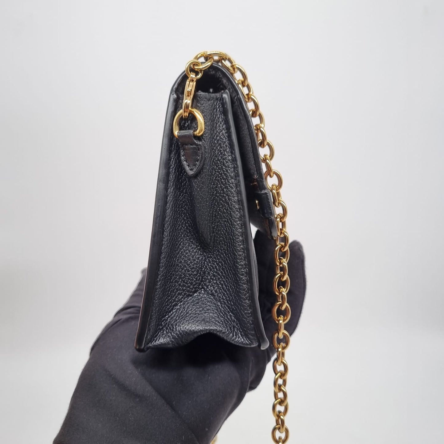 Louis Vuitton Vavin Damier Ebene Chain Wallet 2021 Size 16x4x13